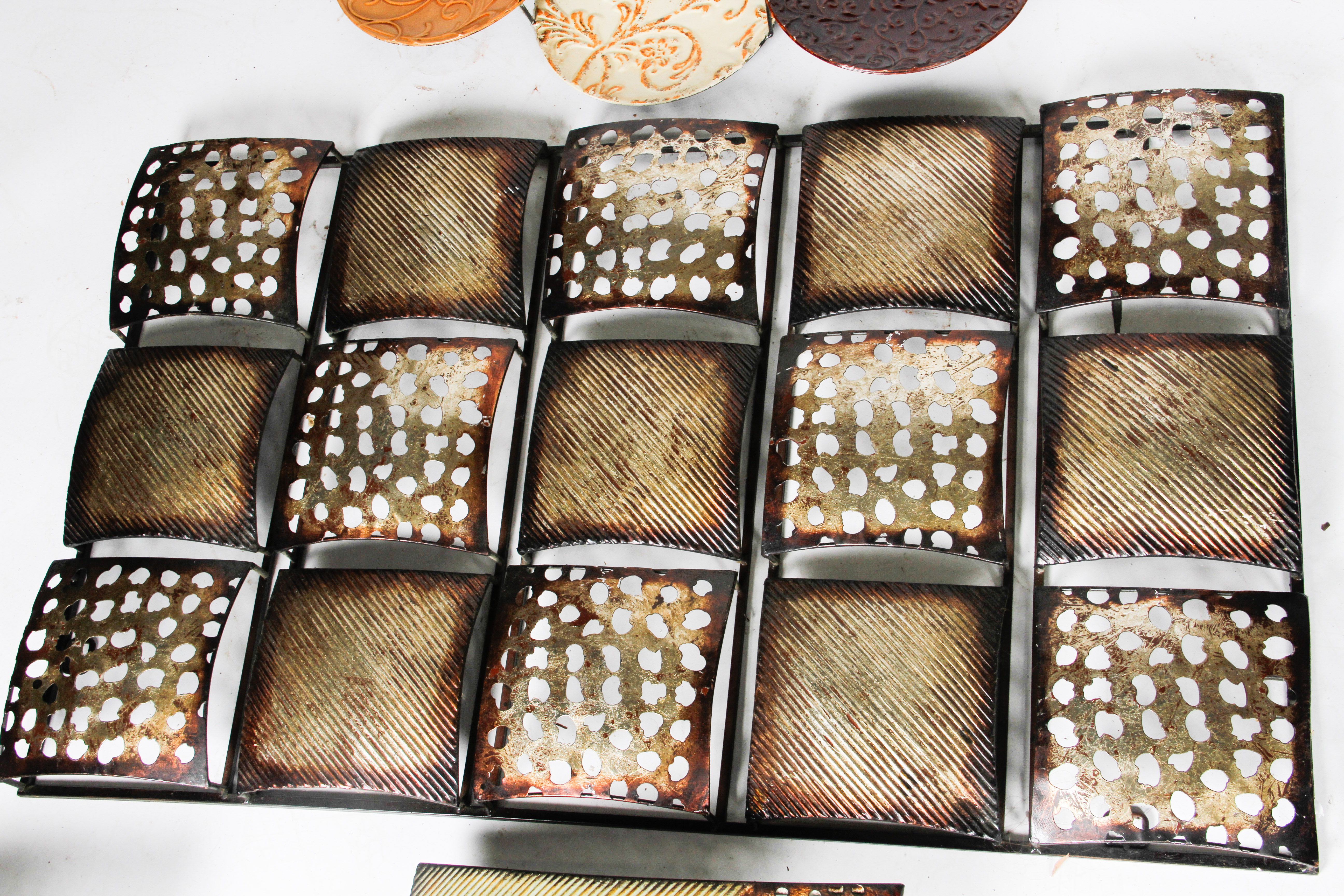 Collection of Metal Modern Wall Hangings