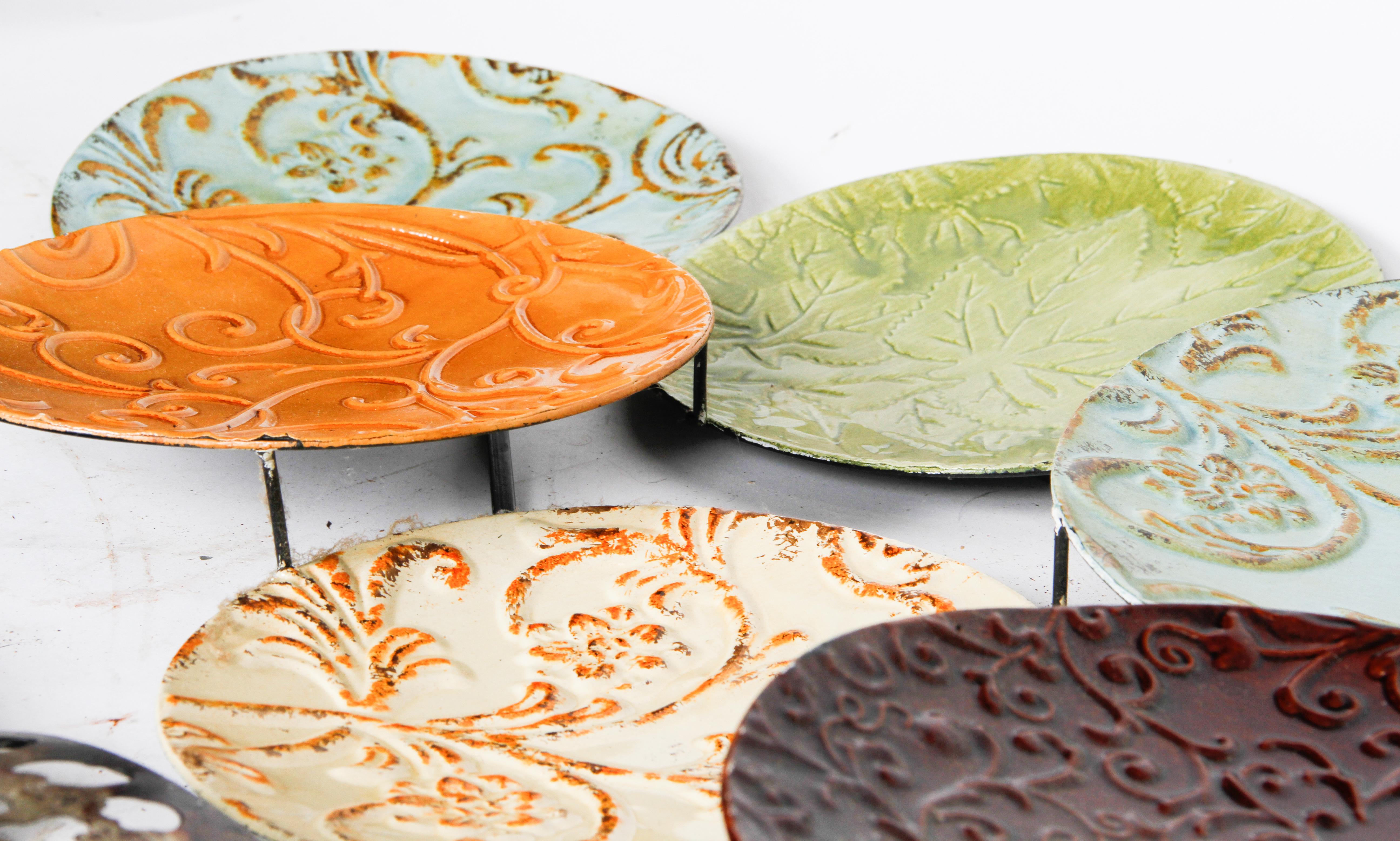 Collection of Metal Modern Wall Hangings