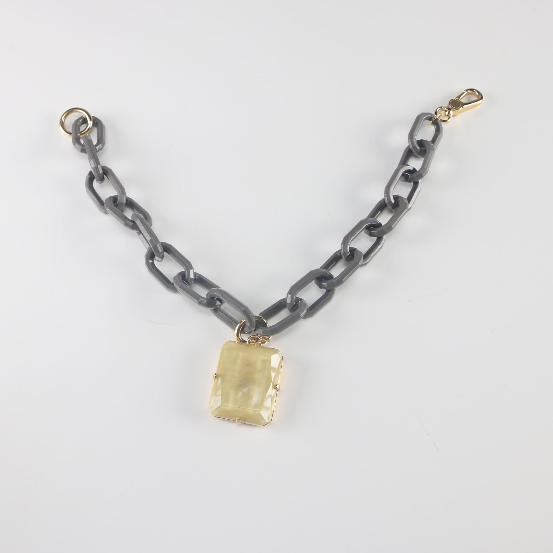 Marc Jacobs Acrylic and Simulated Stone Necklace