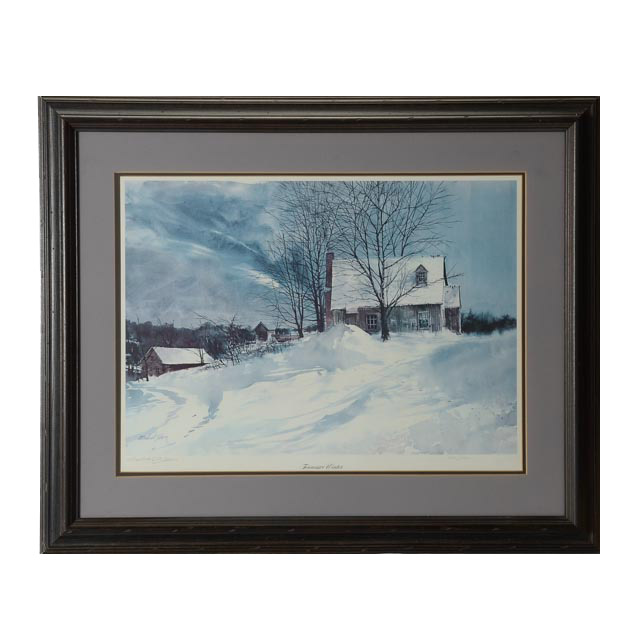 Michael Sloan Signed Limited Edition Print "Tennessee Winter"