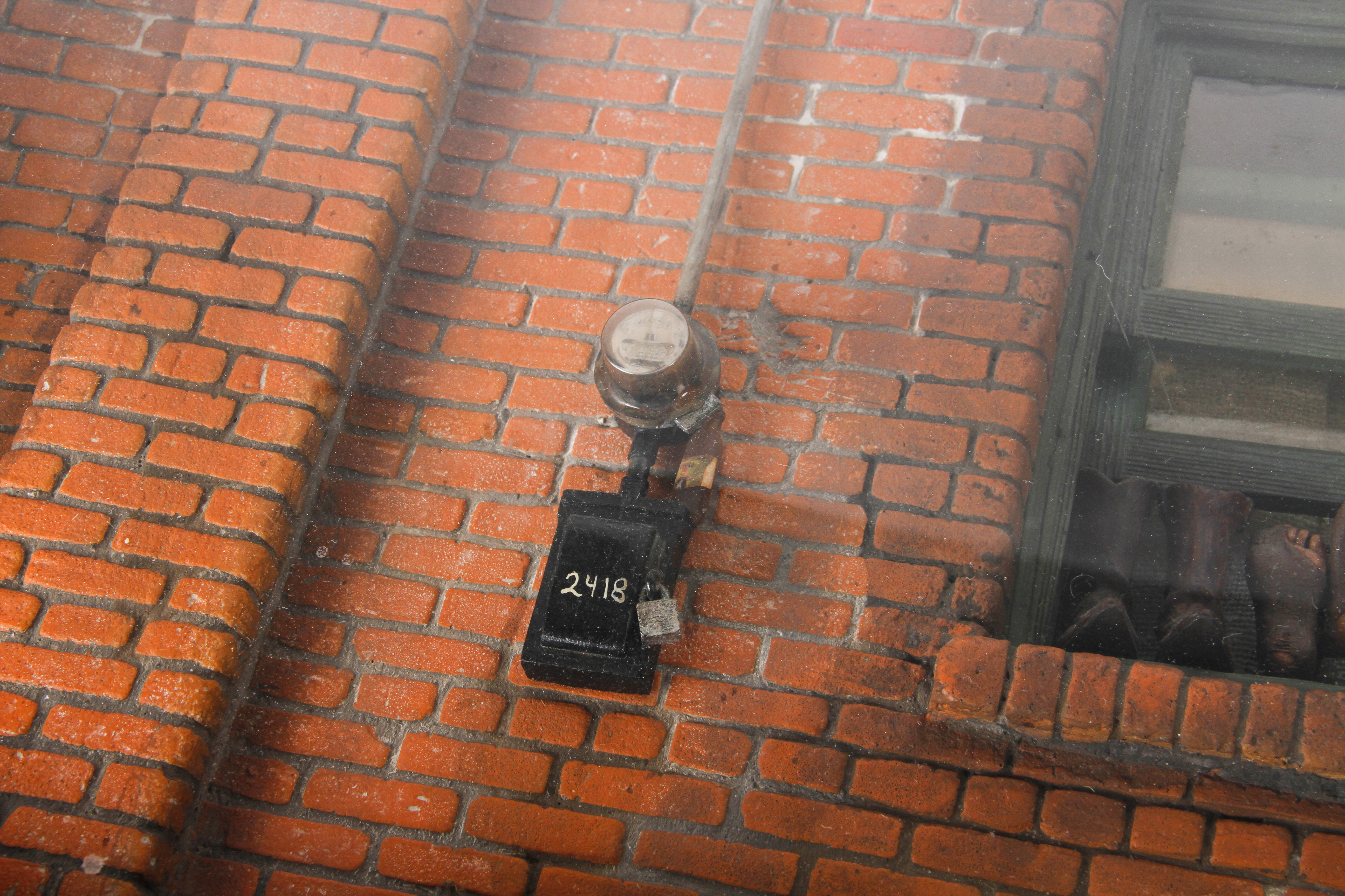 Pair of Michael Garman Framed Cityscape Shadow Boxes