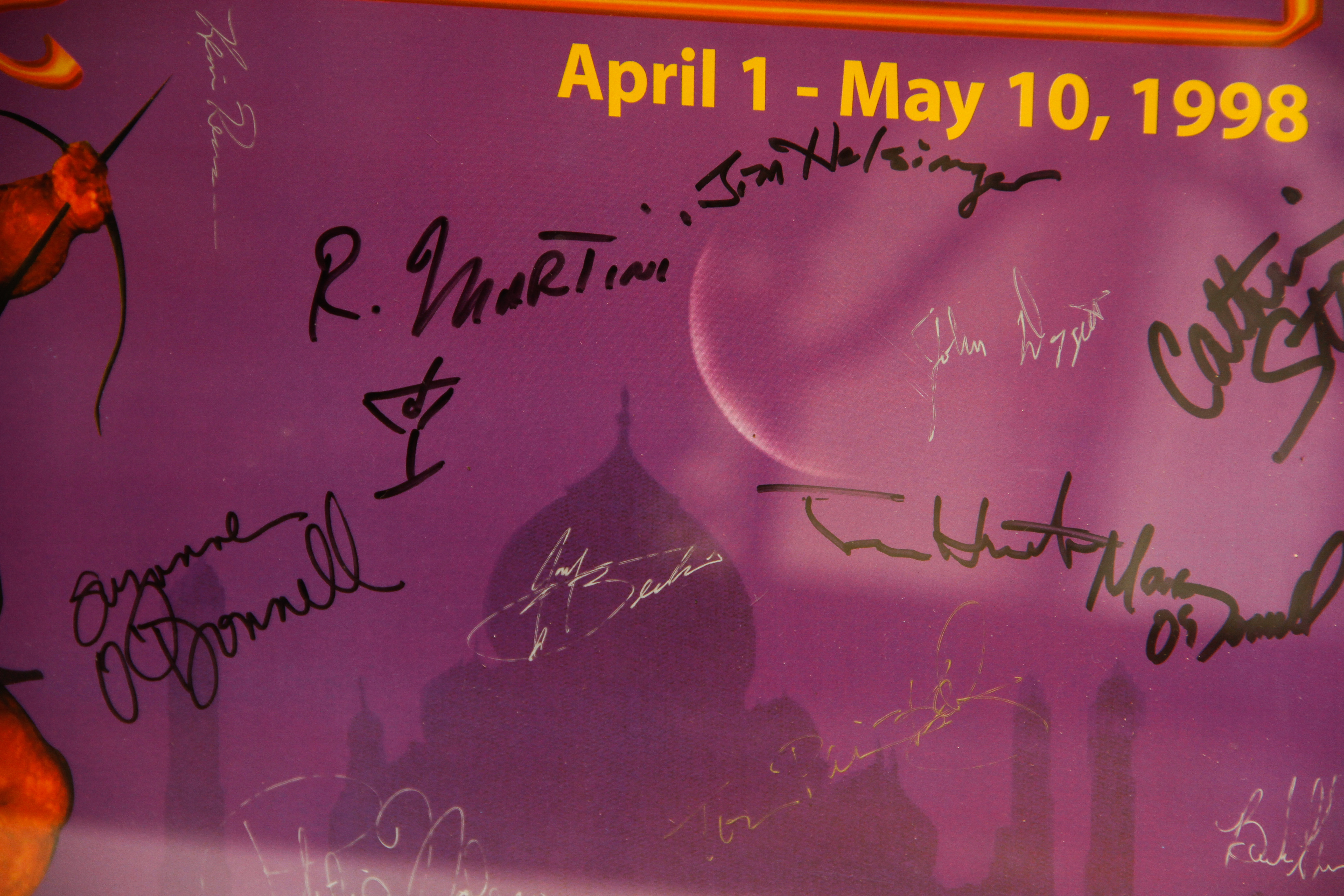 Shakesphere Festival Midsummer Nights Dream Signed Event Poster, 1998
