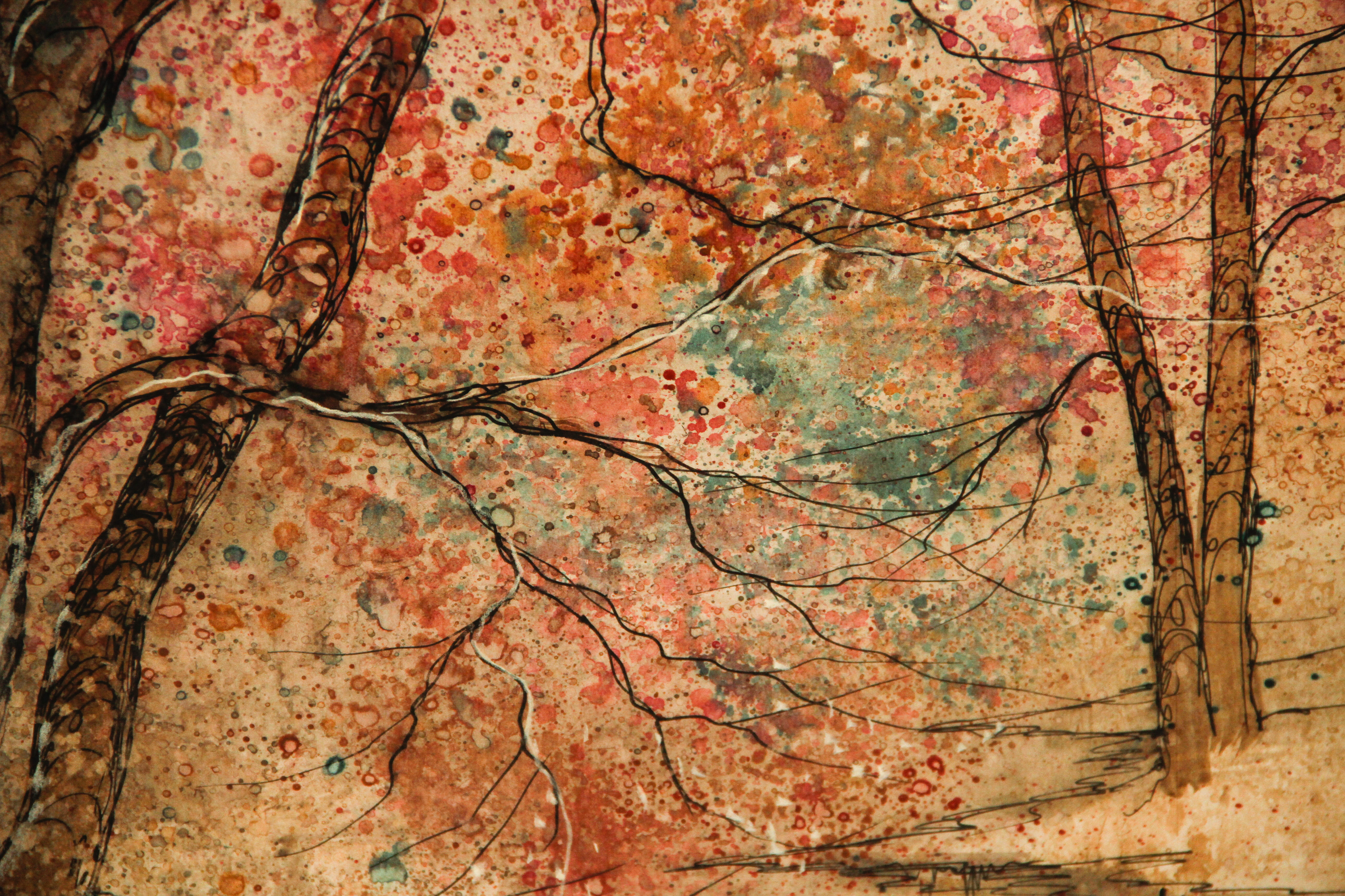 Original Signed Watercolor by Anna Sandhu Ray