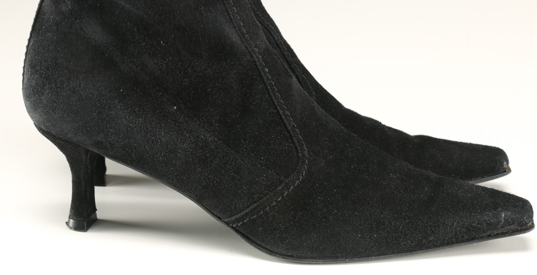 Stuart Weitzman Black Suede Boots
