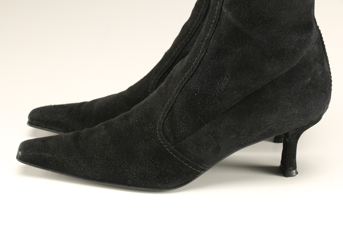 Stuart Weitzman Black Suede Boots