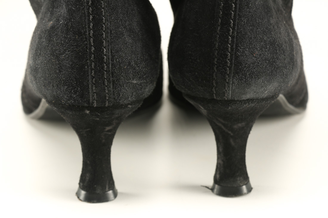 Stuart Weitzman Black Suede Boots