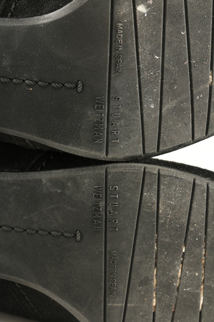 Stuart Weitzman Black Suede Boots