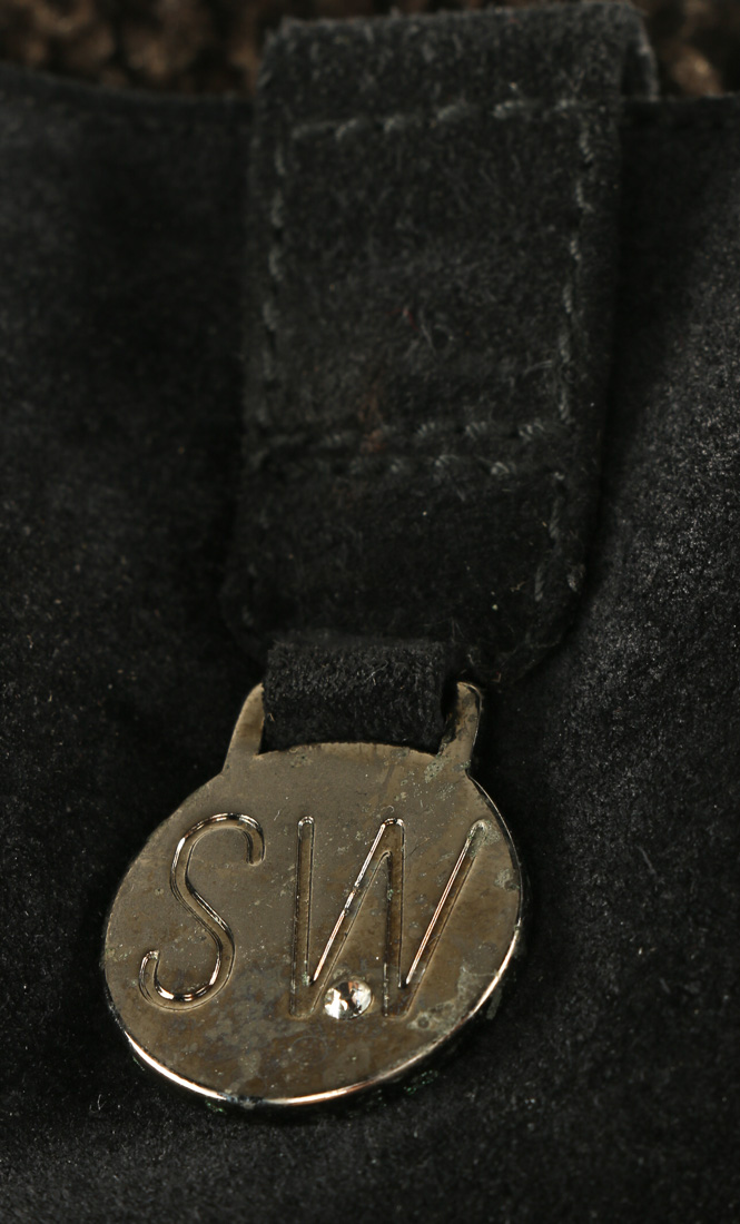 Stuart Weitzman Black Suede Winter Boot