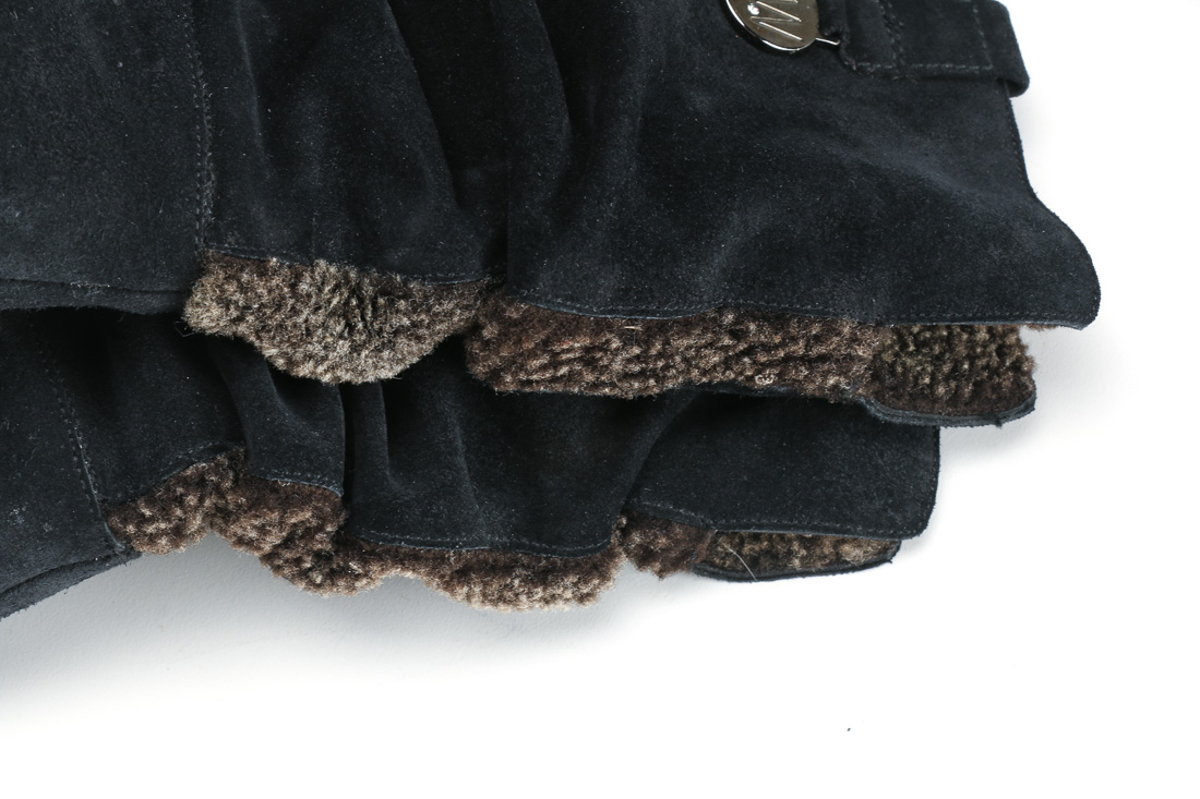 Stuart Weitzman Black Suede Winter Boot