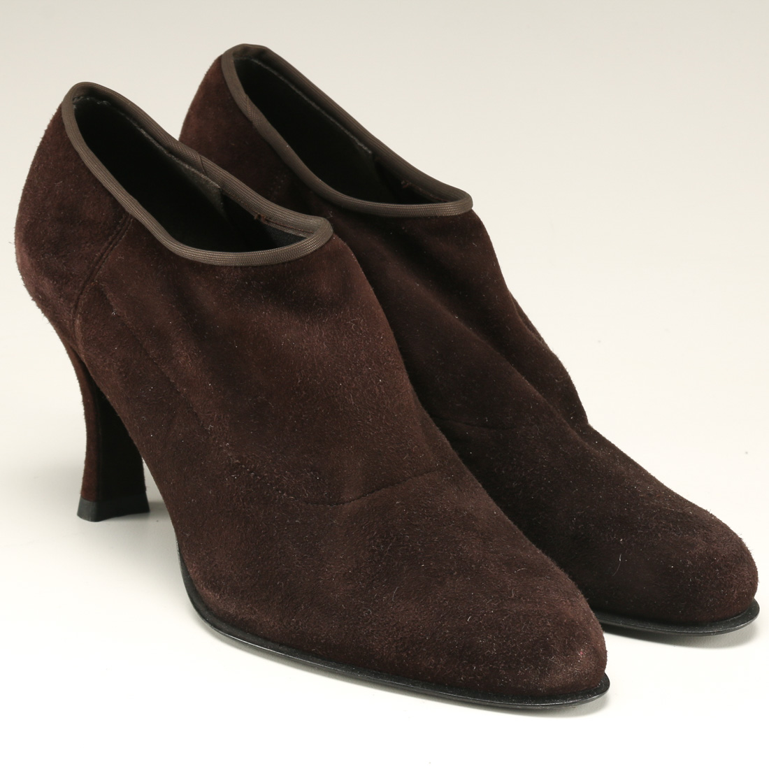 Stuart Weitzman Brown Suede Booties