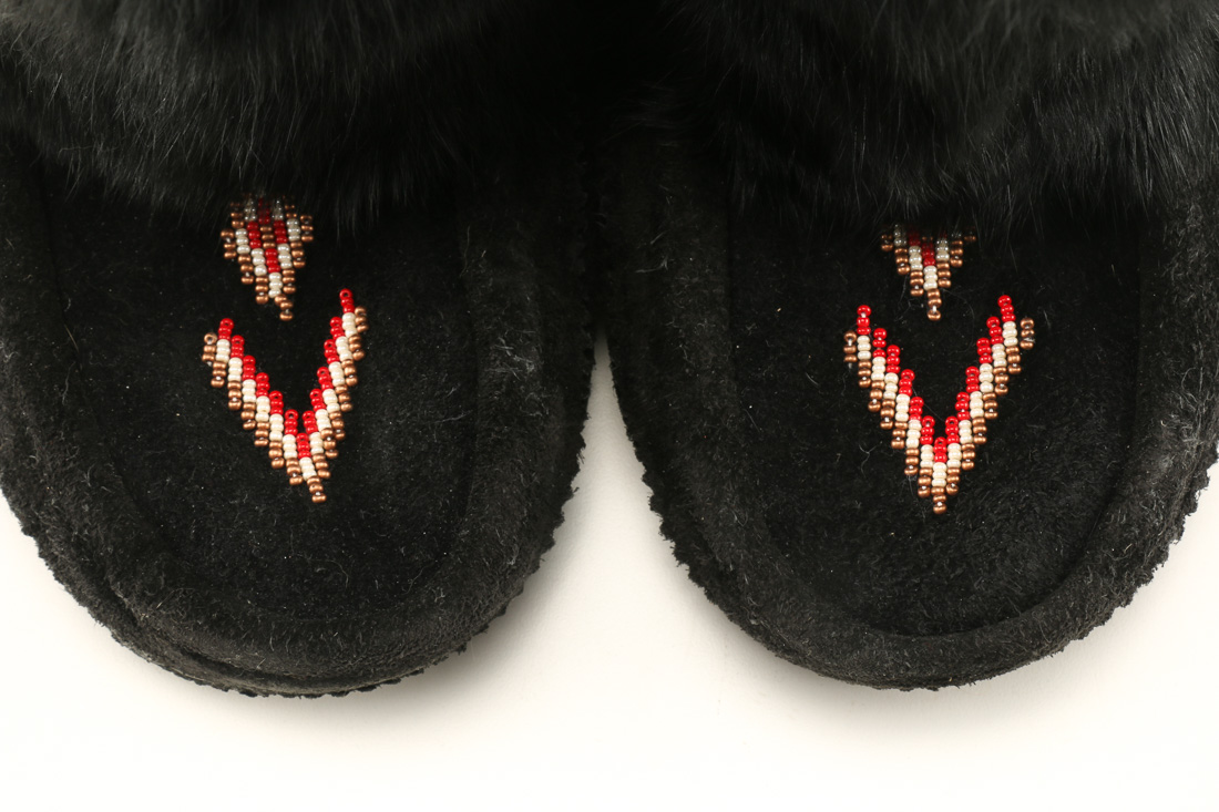 Muks Fur Moccasin Boots