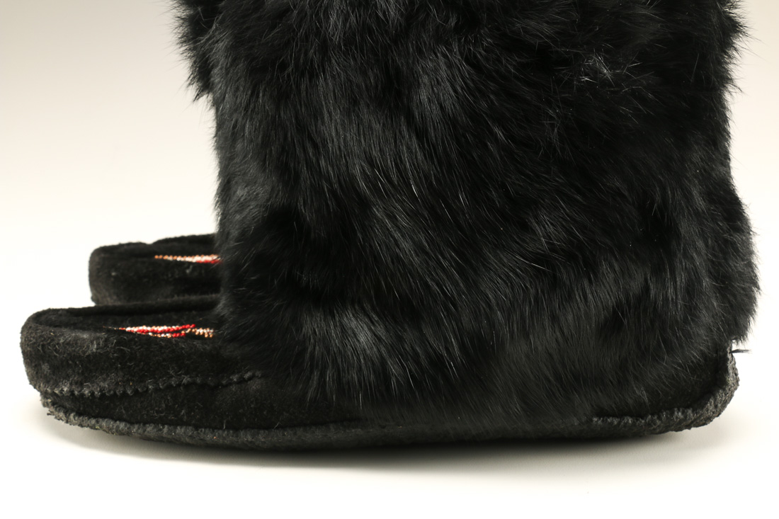 Muks Fur Moccasin Boots