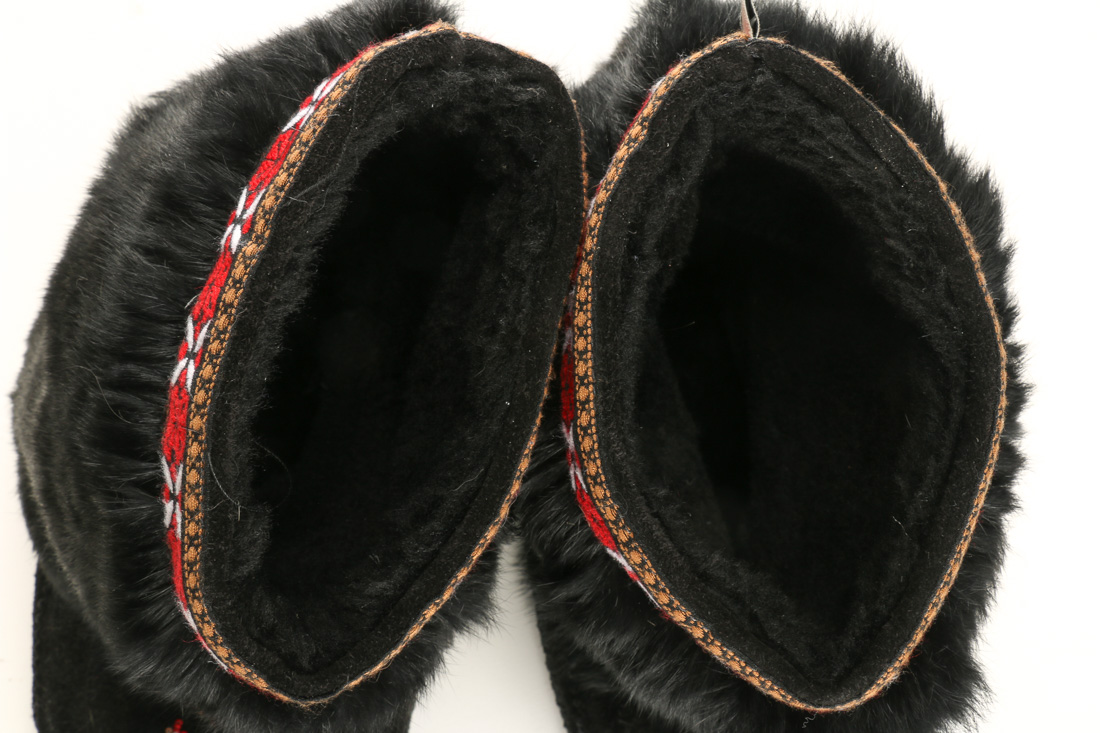 Muks Fur Moccasin Boots