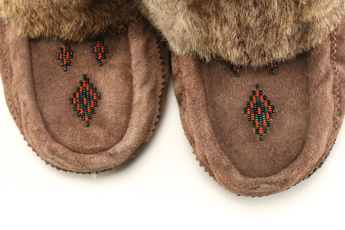 Muks Fur Moccasin Boots