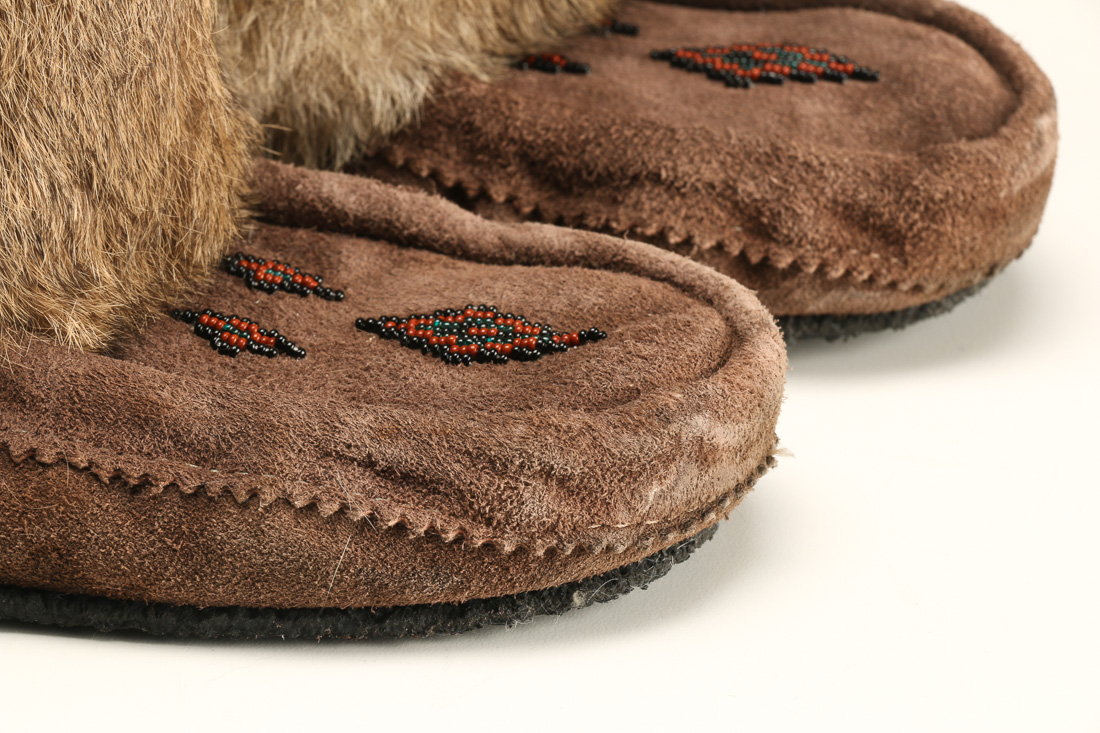 Muks Fur Moccasin Boots