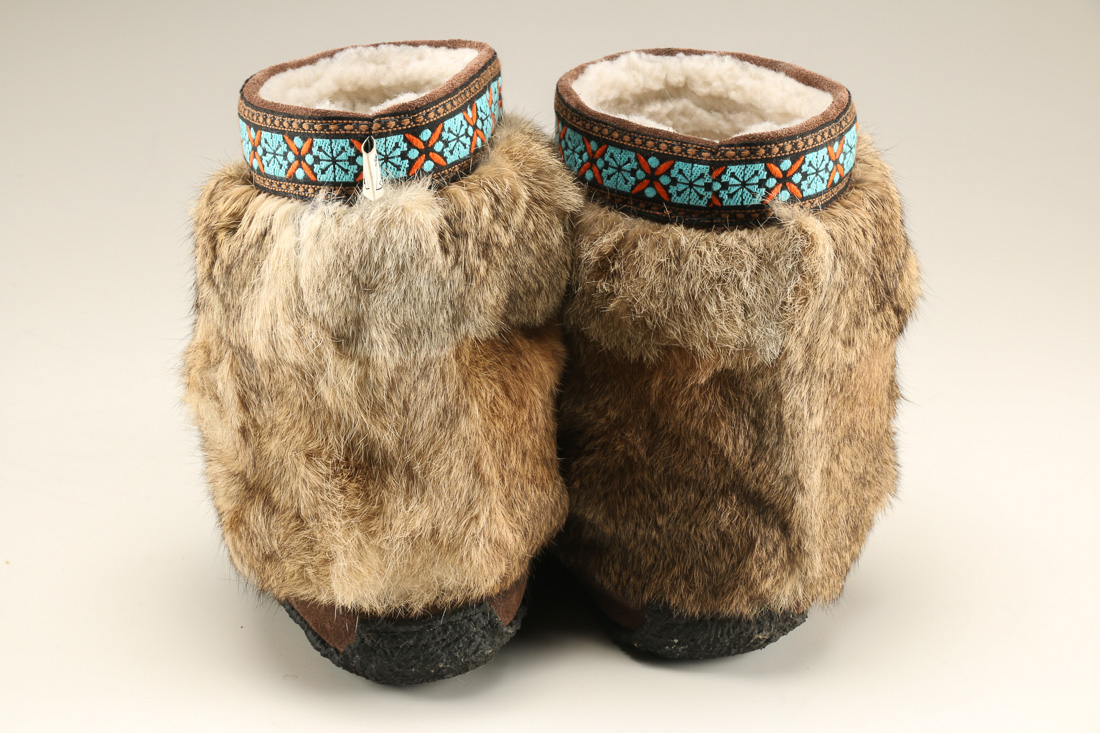 Muks Fur Moccasin Boots