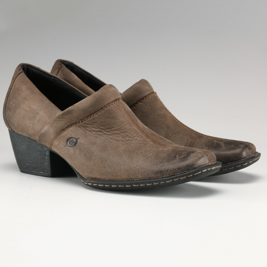 Born Slip-On Bootie in Truffle Brown