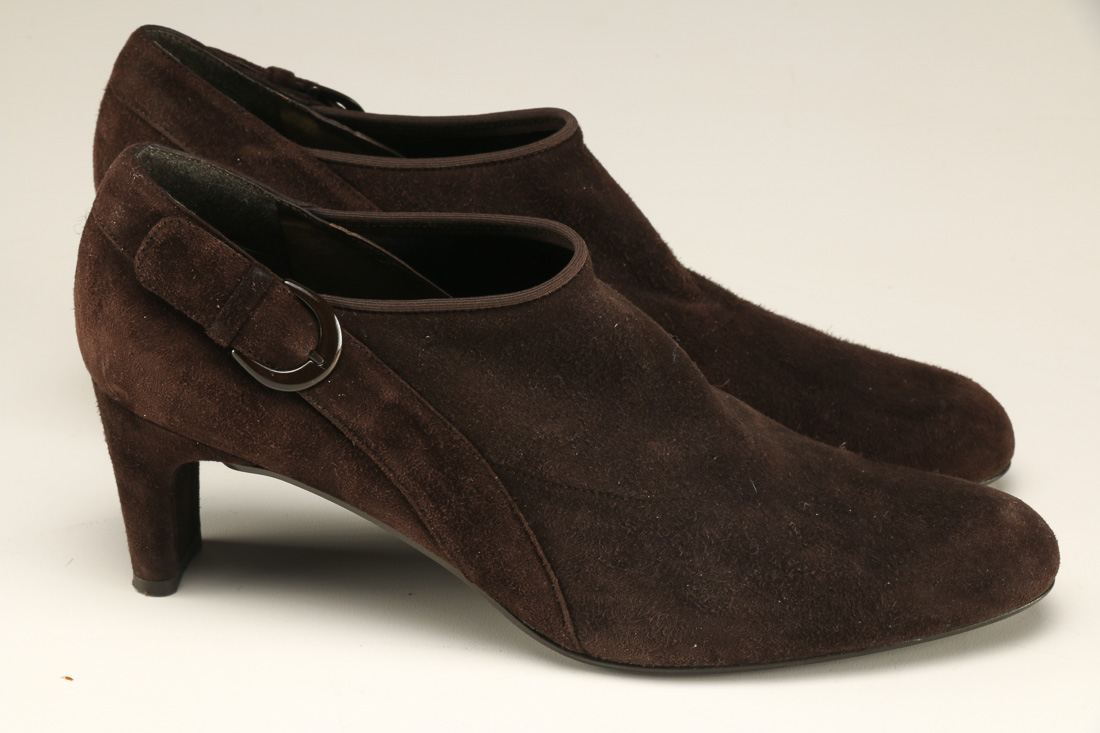 Stuart Weitzman Brown Suede Booties