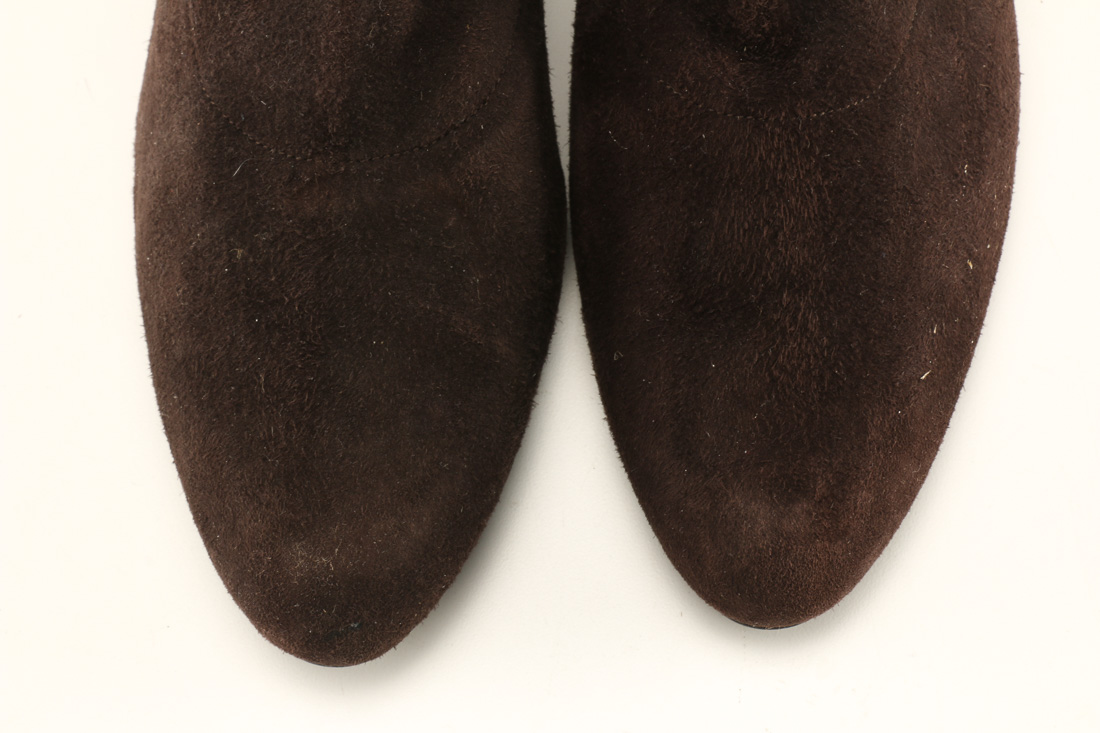 Stuart Weitzman Brown Suede Booties