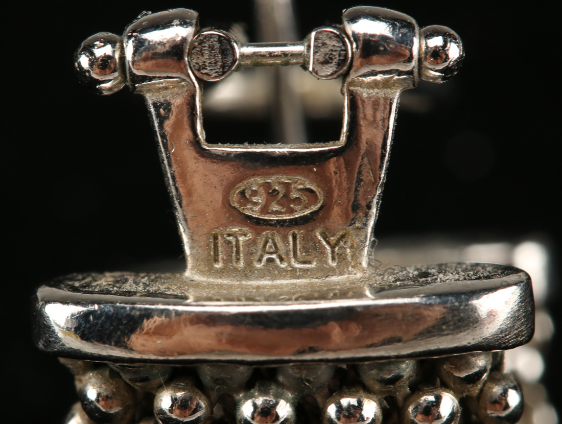 Italian Sterling Silver Earrings