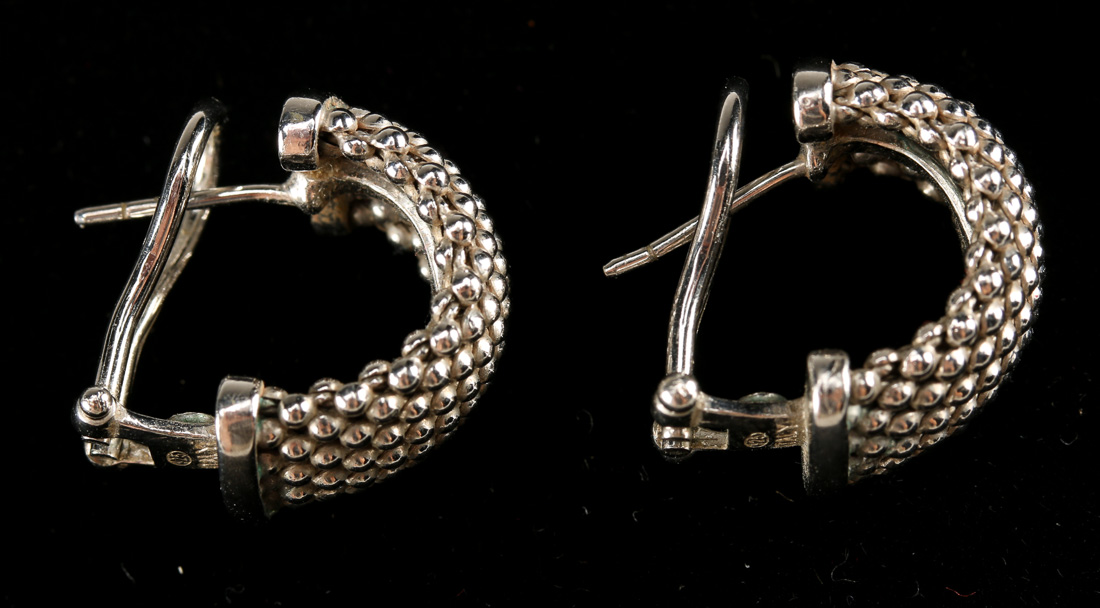 Italian Sterling Silver Earrings