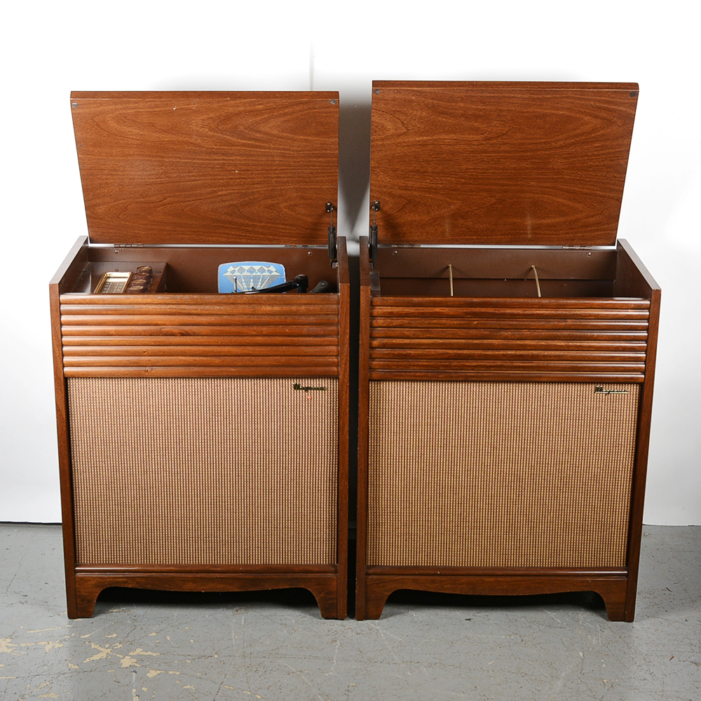 Vintage Magnavox Record Player Console