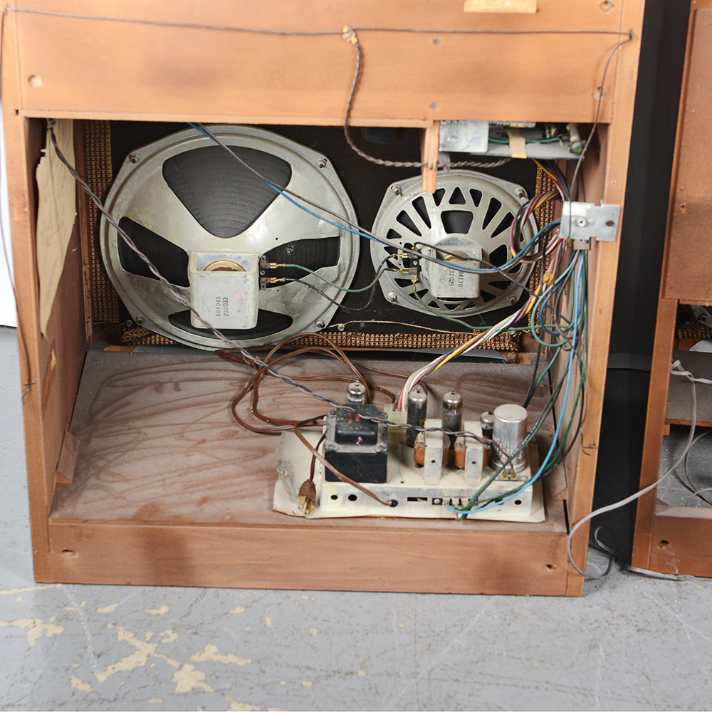 Vintage Magnavox Record Player Console