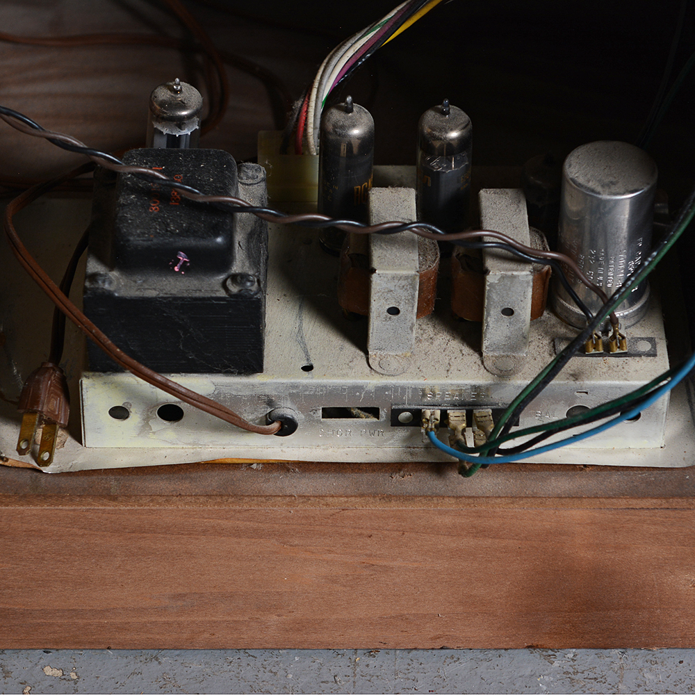 Vintage Magnavox Record Player Console