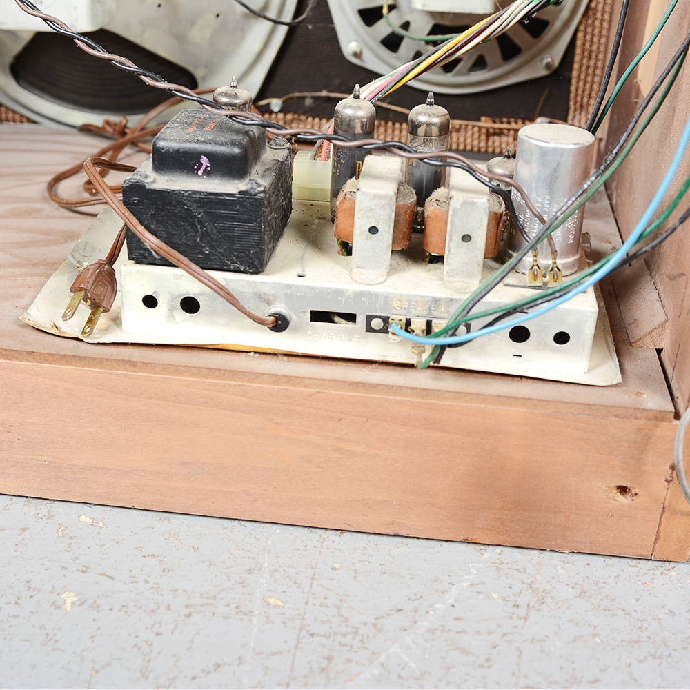 Vintage Magnavox Record Player Console