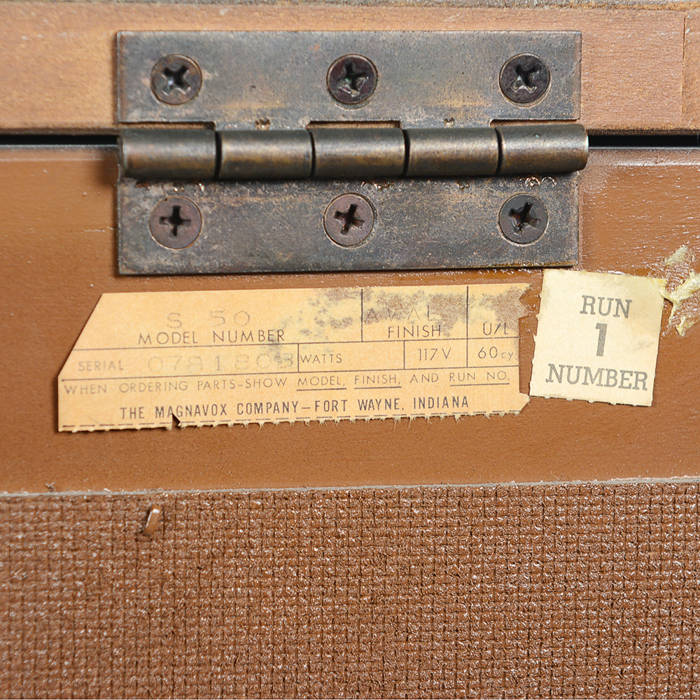 Vintage Magnavox Record Player Console