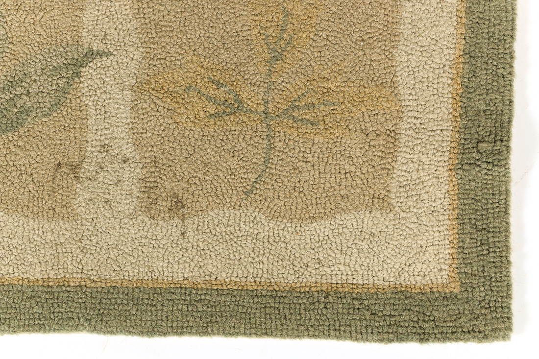 Beige Machine Woven Rug