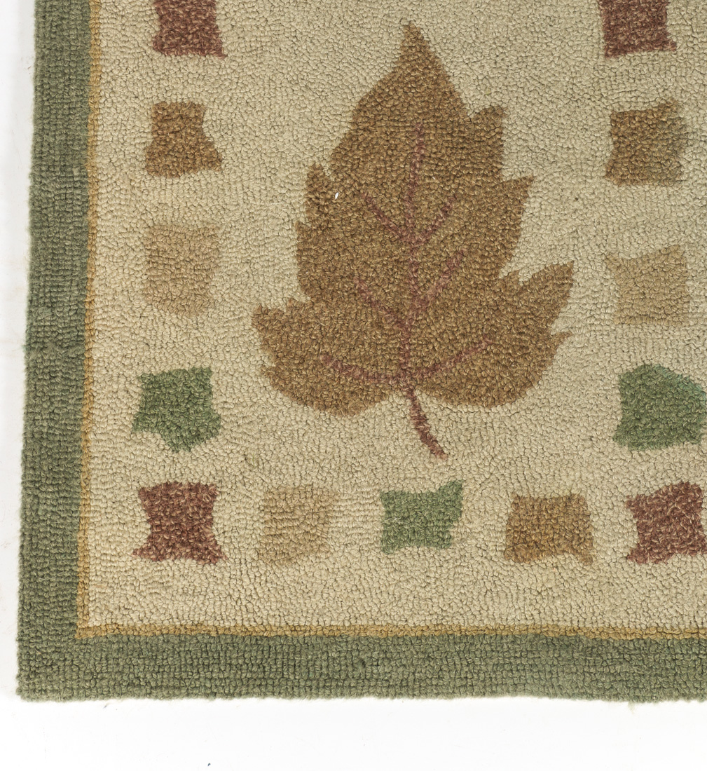 Beige Machine Woven Rug