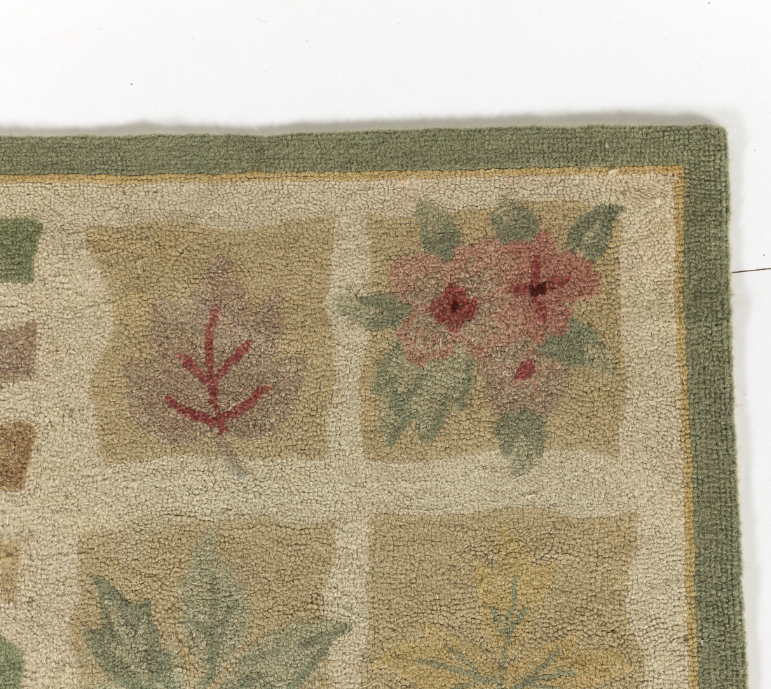 Beige Machine Woven Rug