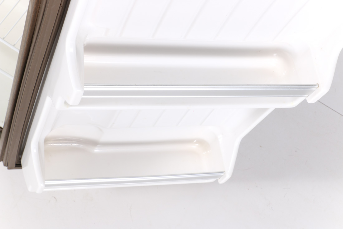 1991 General Electric Wood Laminate Mini Fridge