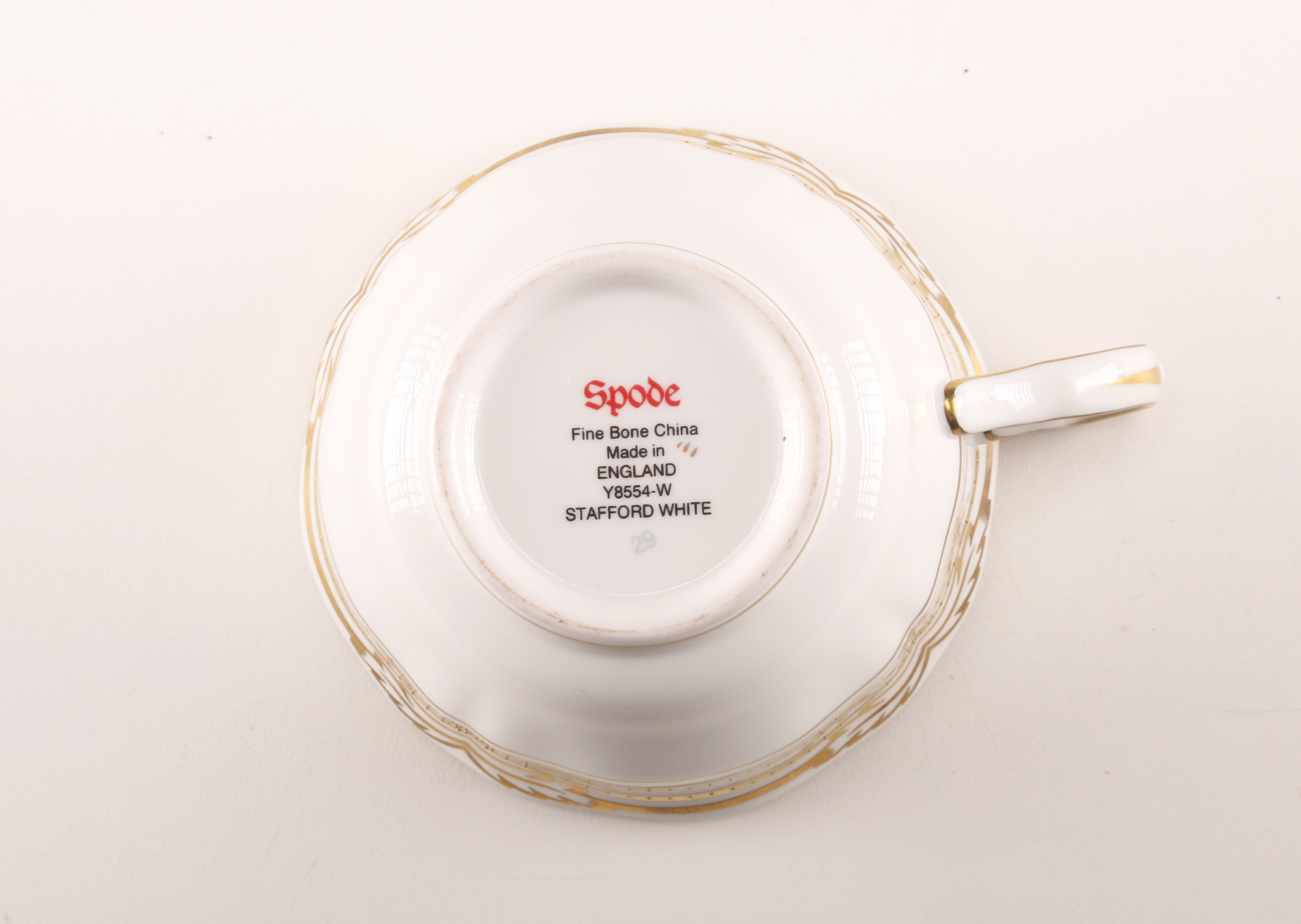 Spode "Stafford White" Bone China