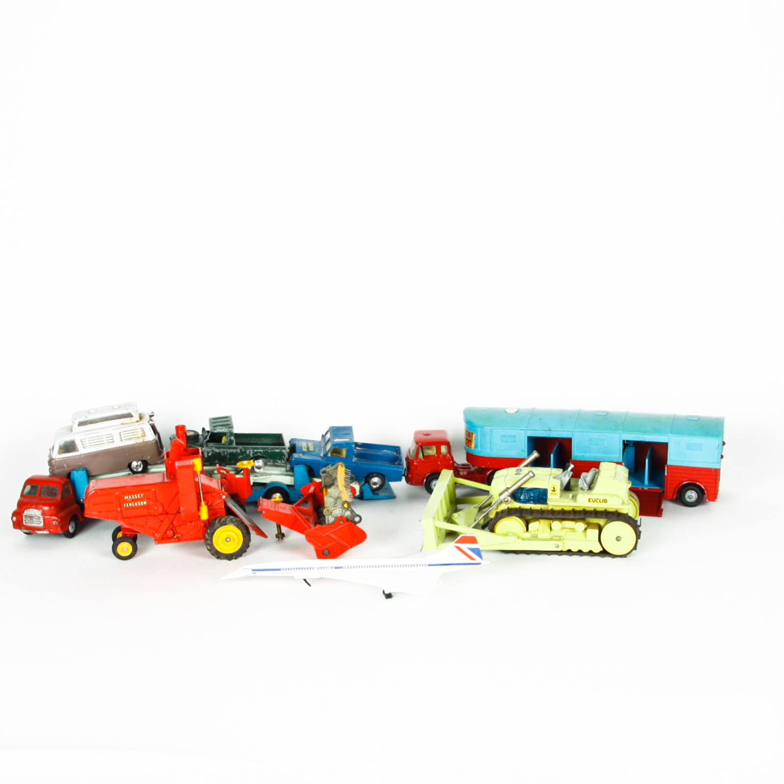 Collection of Vintage Corgi Major Toys Die-Cast Vehicles