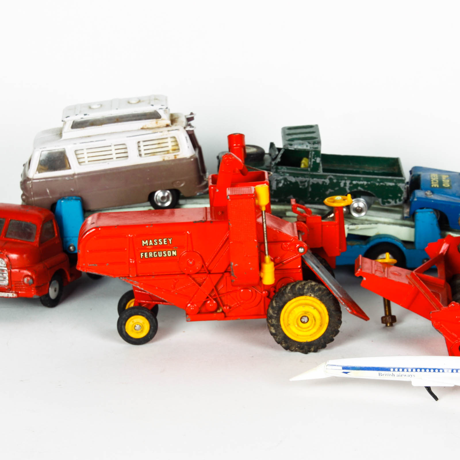 Collection of Vintage Corgi Major Toys Die-Cast Vehicles