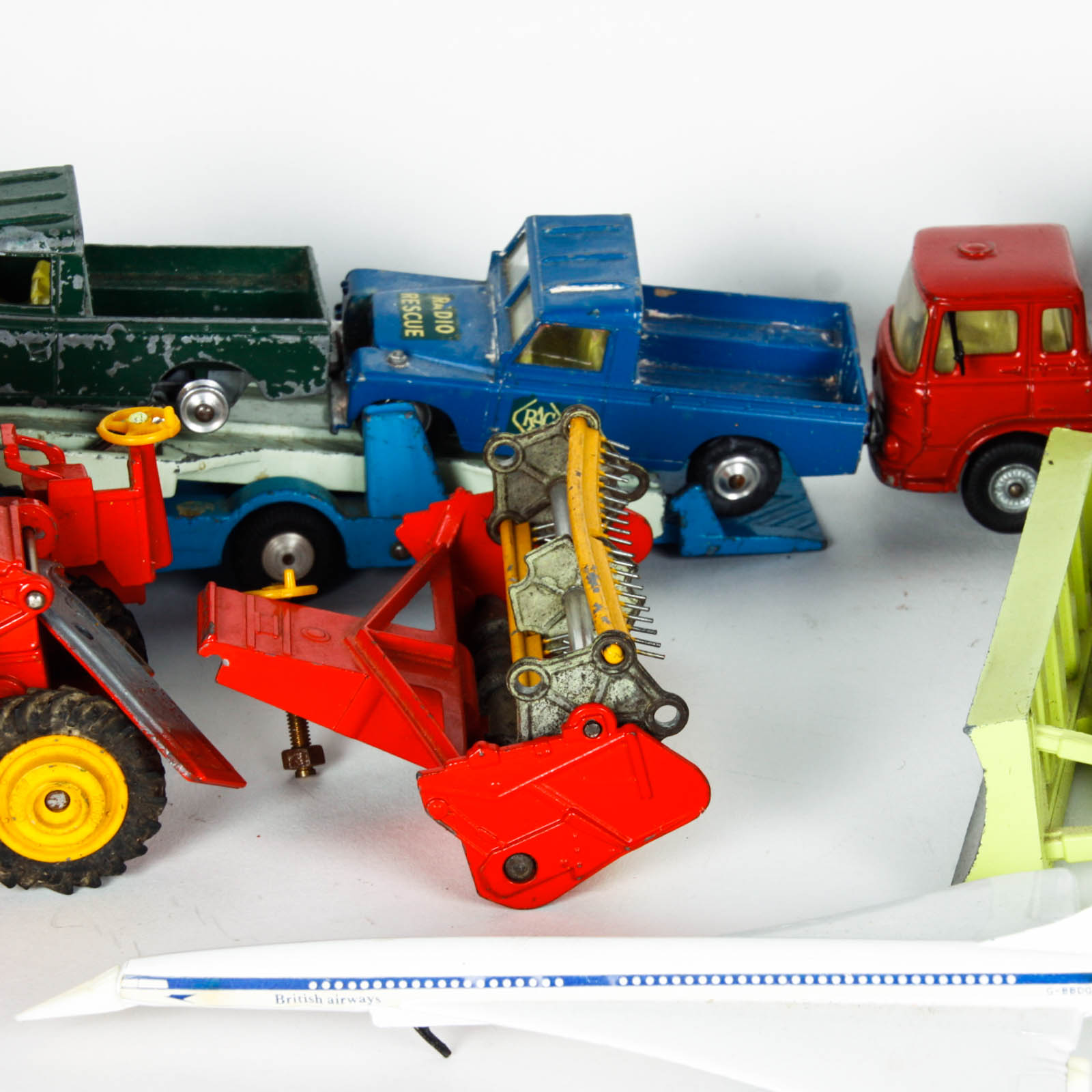 Collection of Vintage Corgi Major Toys Die-Cast Vehicles