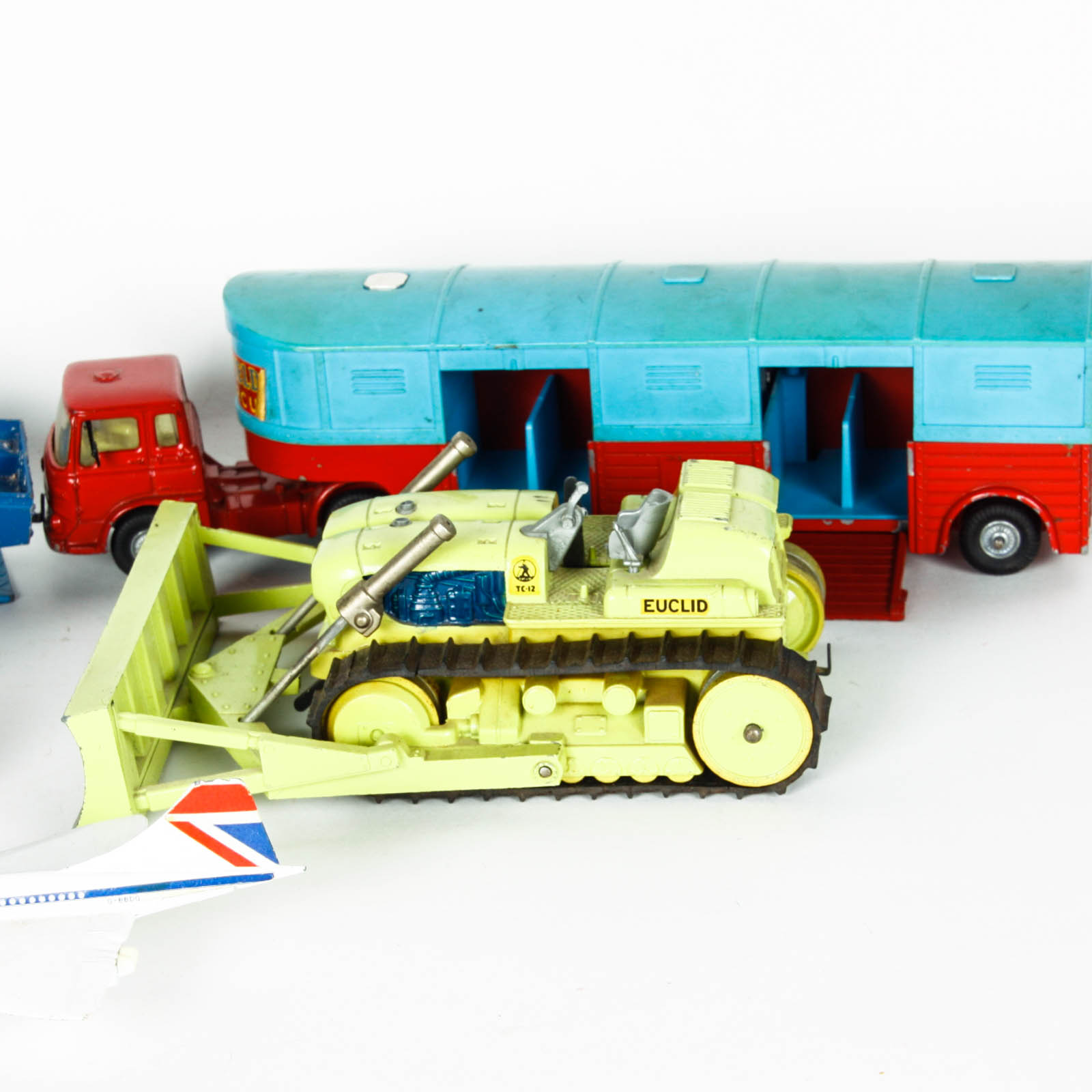 Collection of Vintage Corgi Major Toys Die-Cast Vehicles