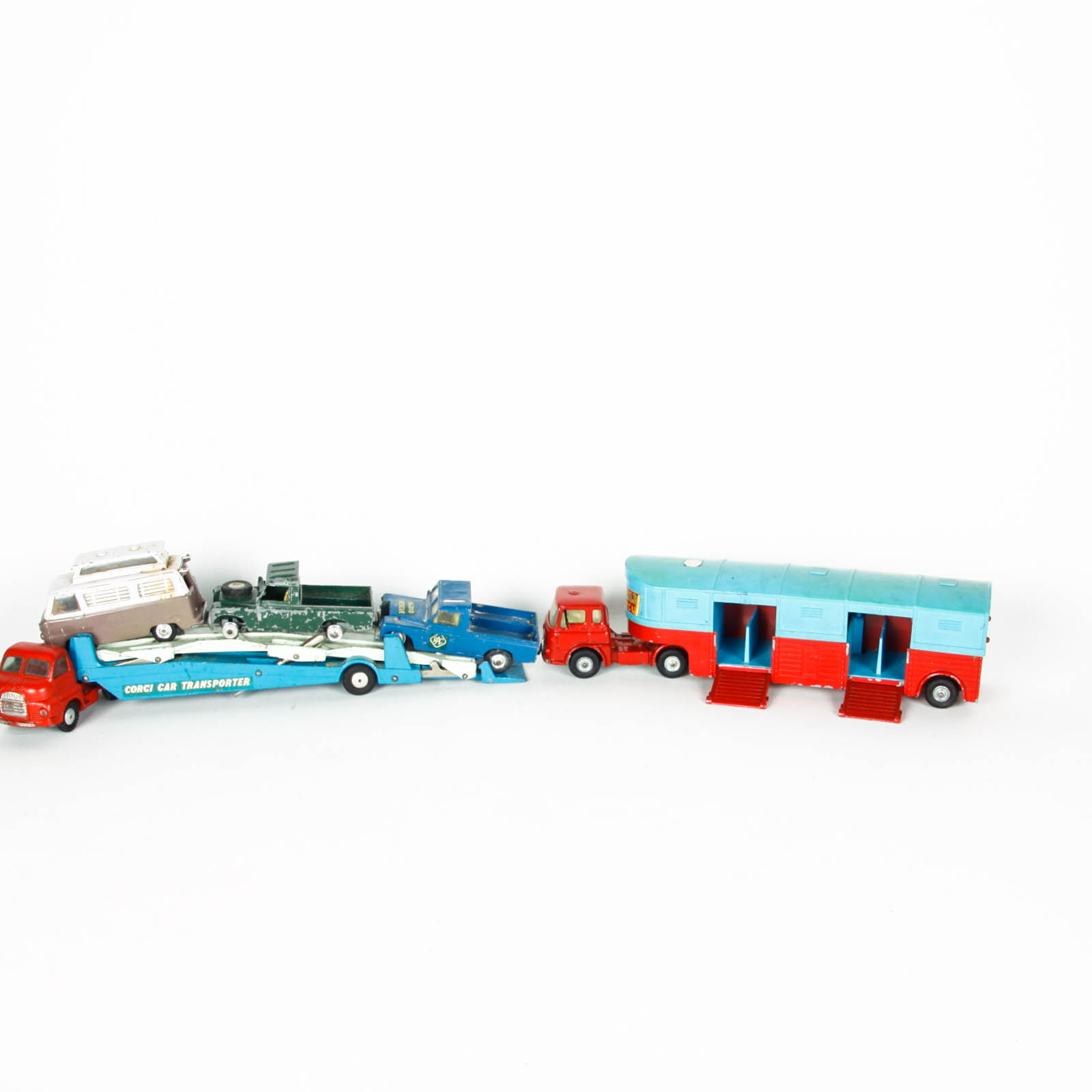 Collection of Vintage Corgi Major Toys Die-Cast Vehicles