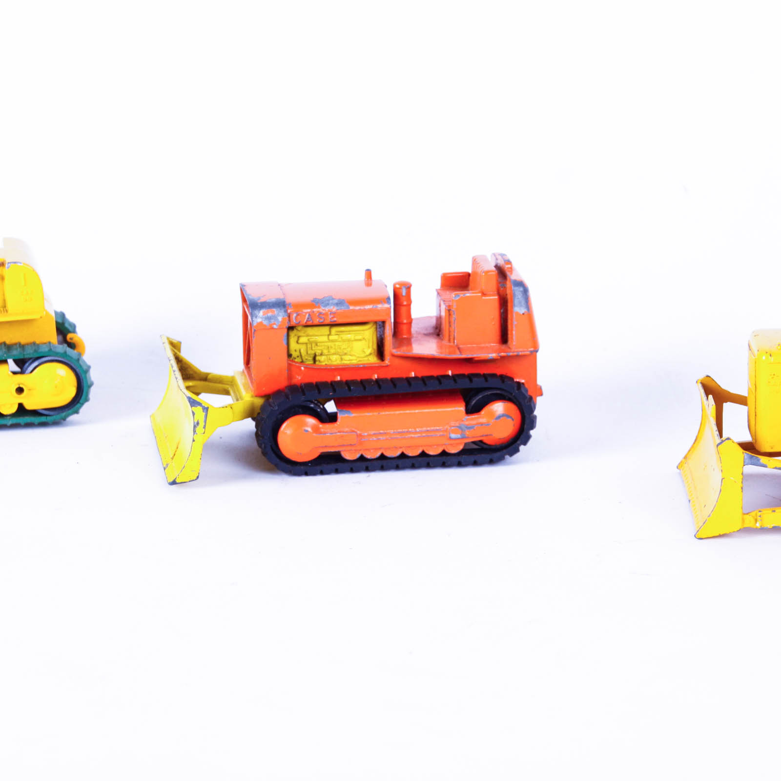 Collection of Vintage Matchbox England King Size Tractors