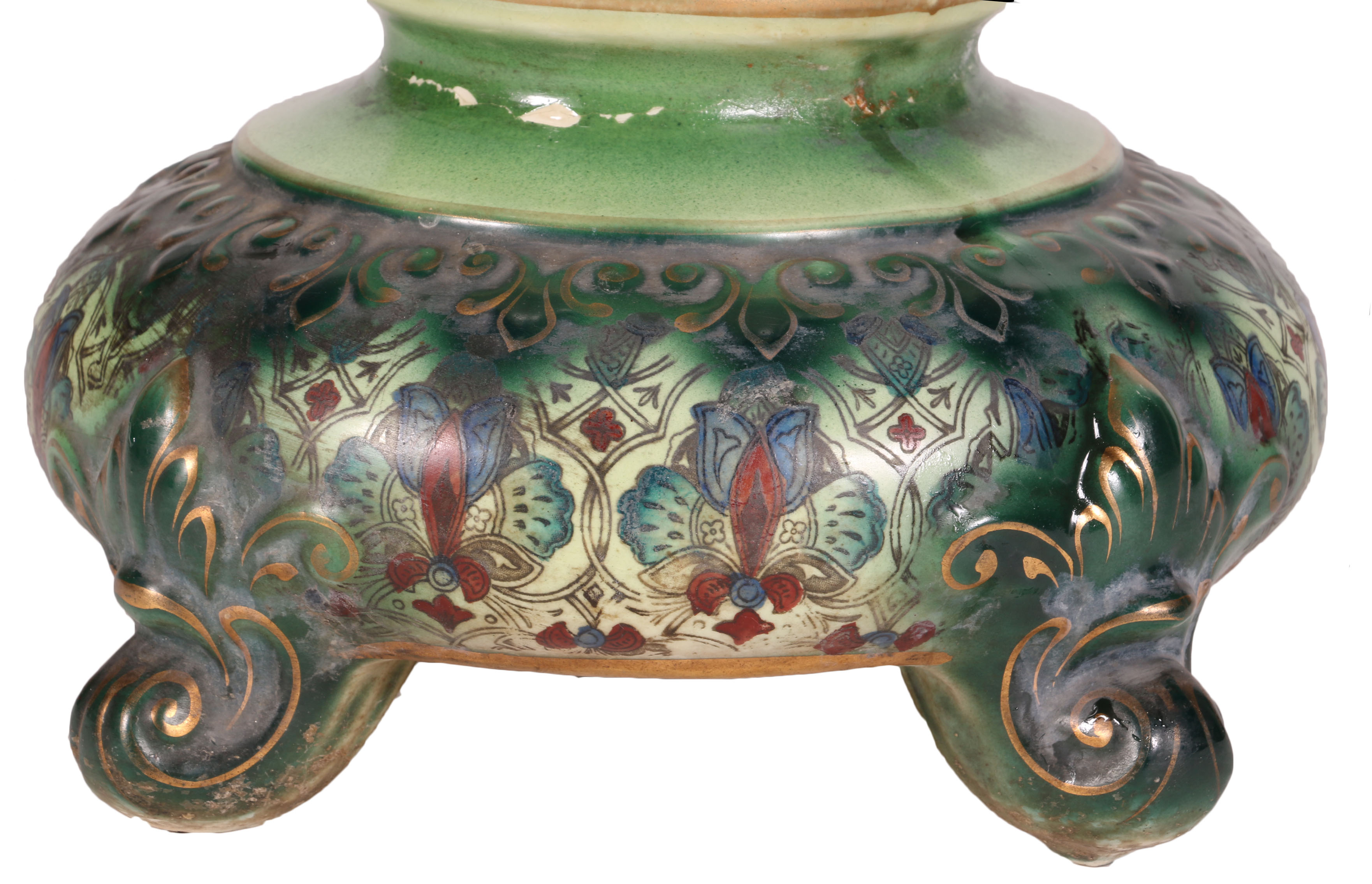 Vintage D. F. Haynes Decorative Jardiniere and Pedestal