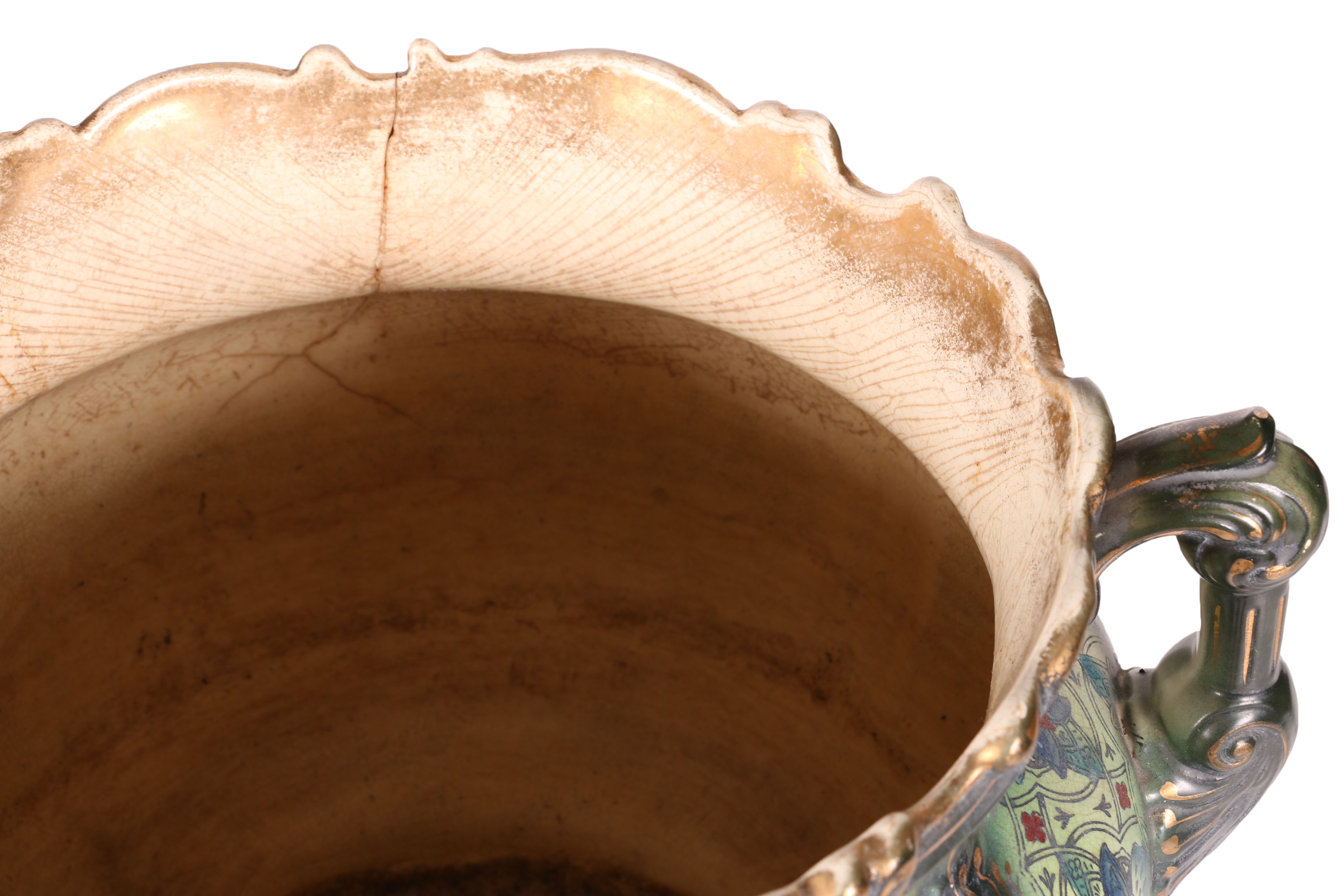 Vintage D. F. Haynes Decorative Jardiniere and Pedestal