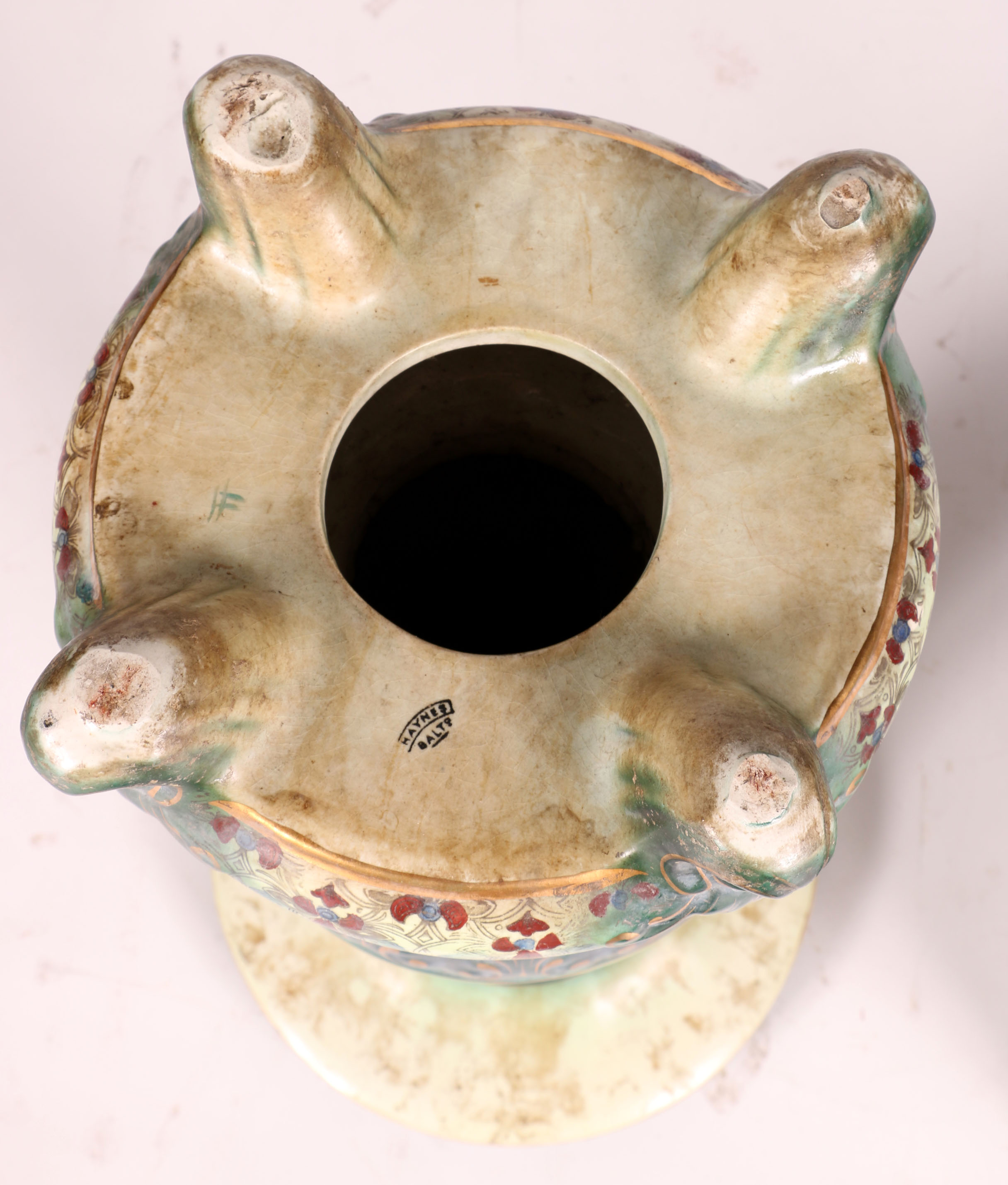 Vintage D. F. Haynes Decorative Jardiniere and Pedestal