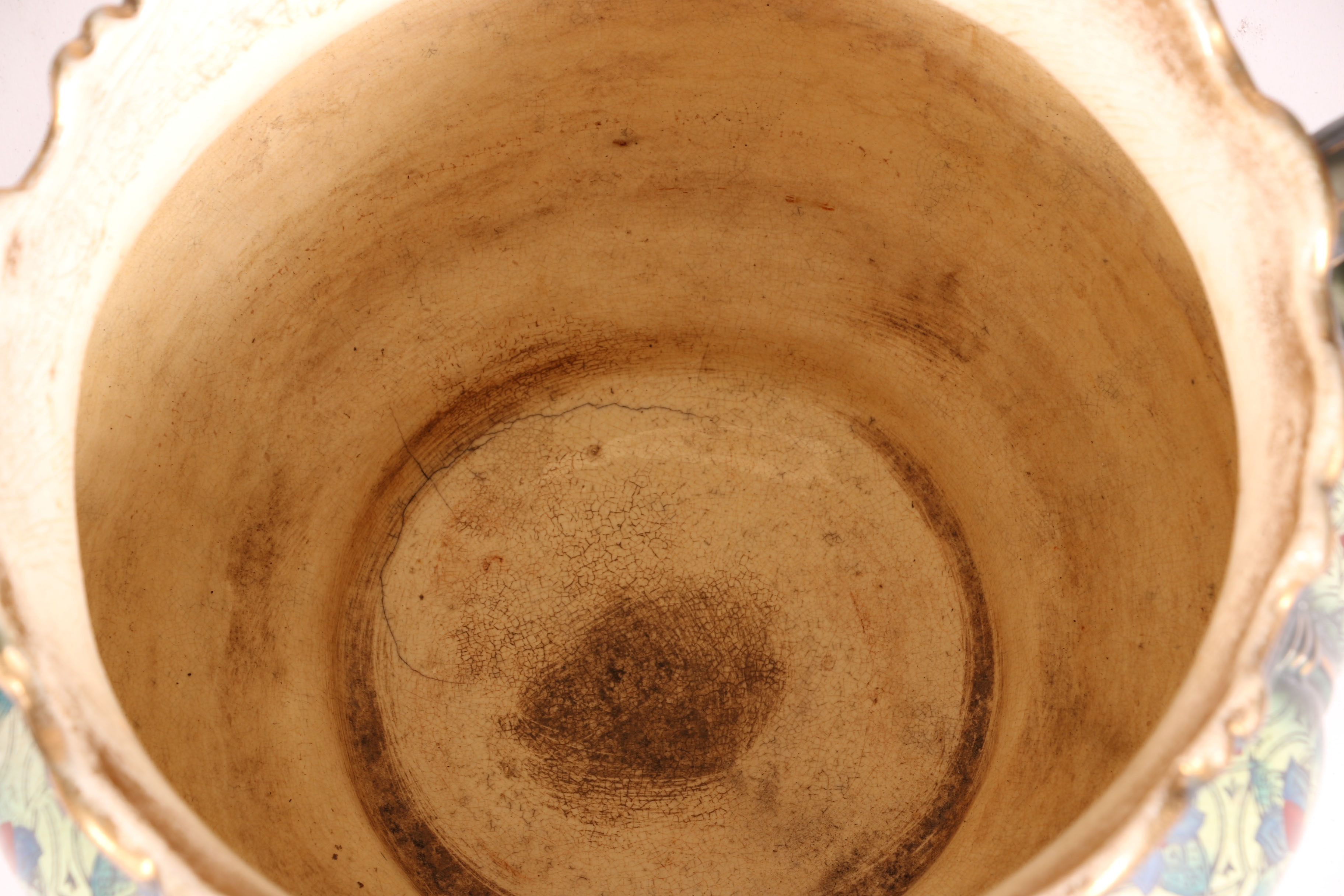 Vintage D. F. Haynes Decorative Jardiniere and Pedestal