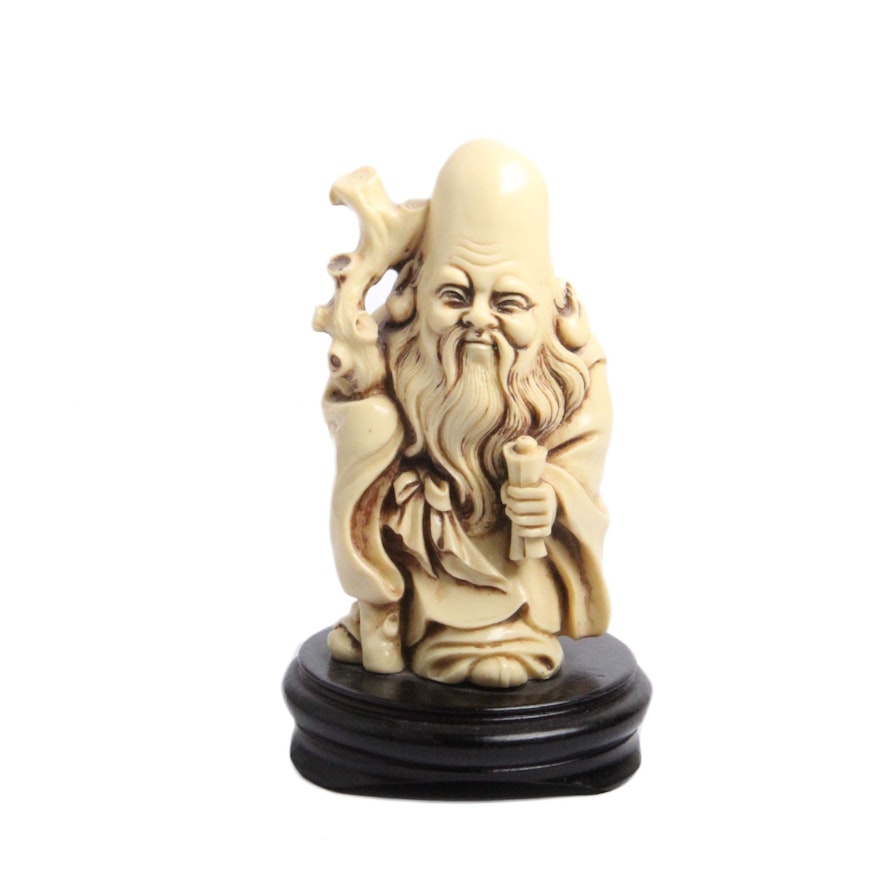 Chinese God of Longevity Figurine