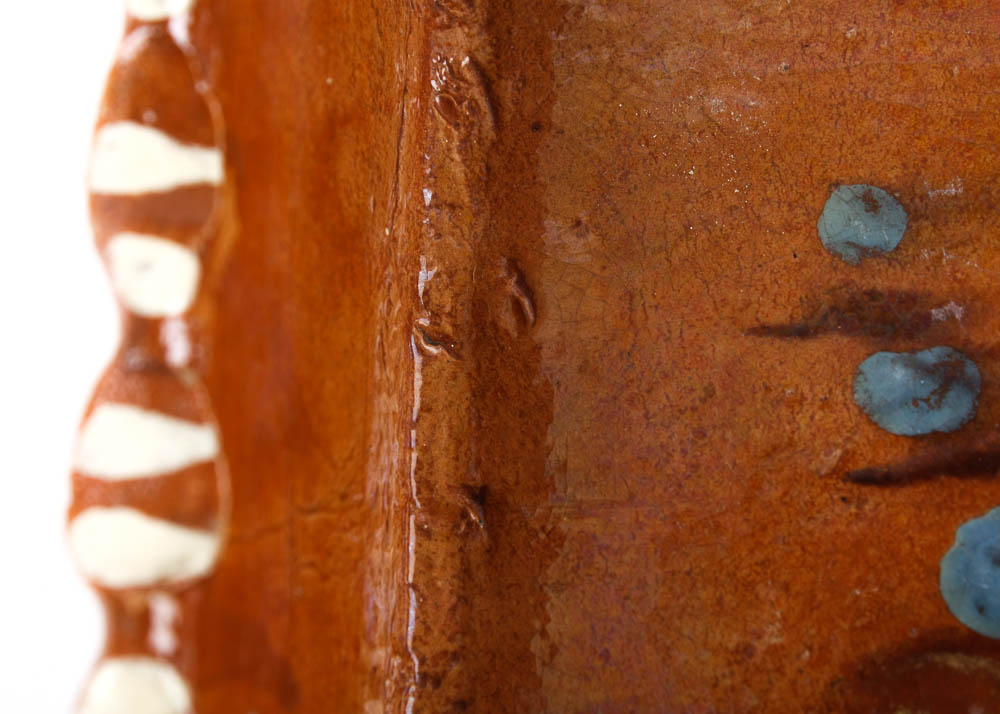 Set of Three Hand Painted Oblong Dishes