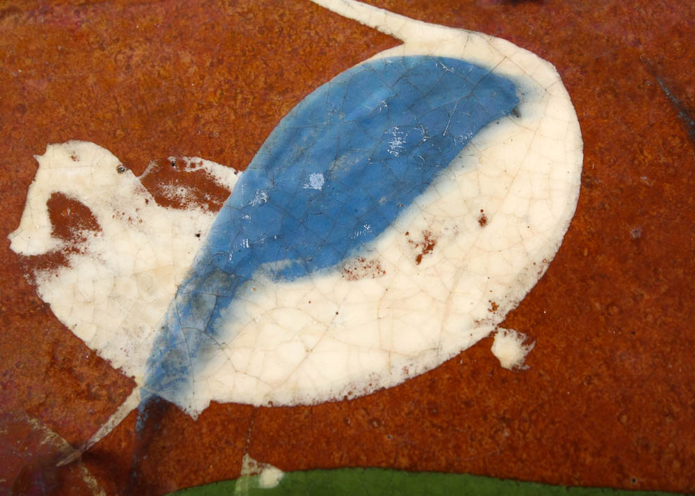 Set of Three Hand Painted Oblong Dishes