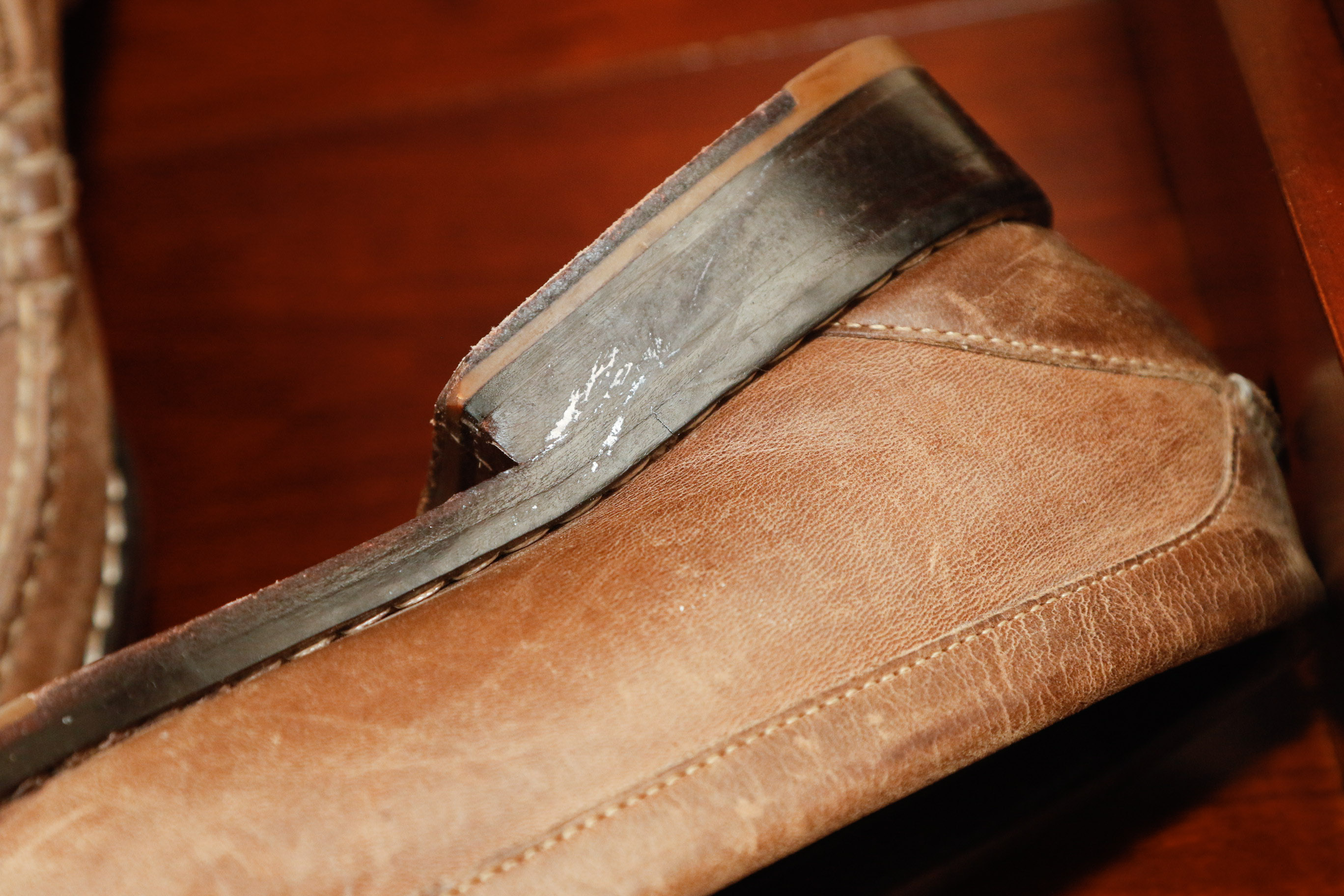 Four Pairs of Men's Loafers Including Coach and Cole Haan