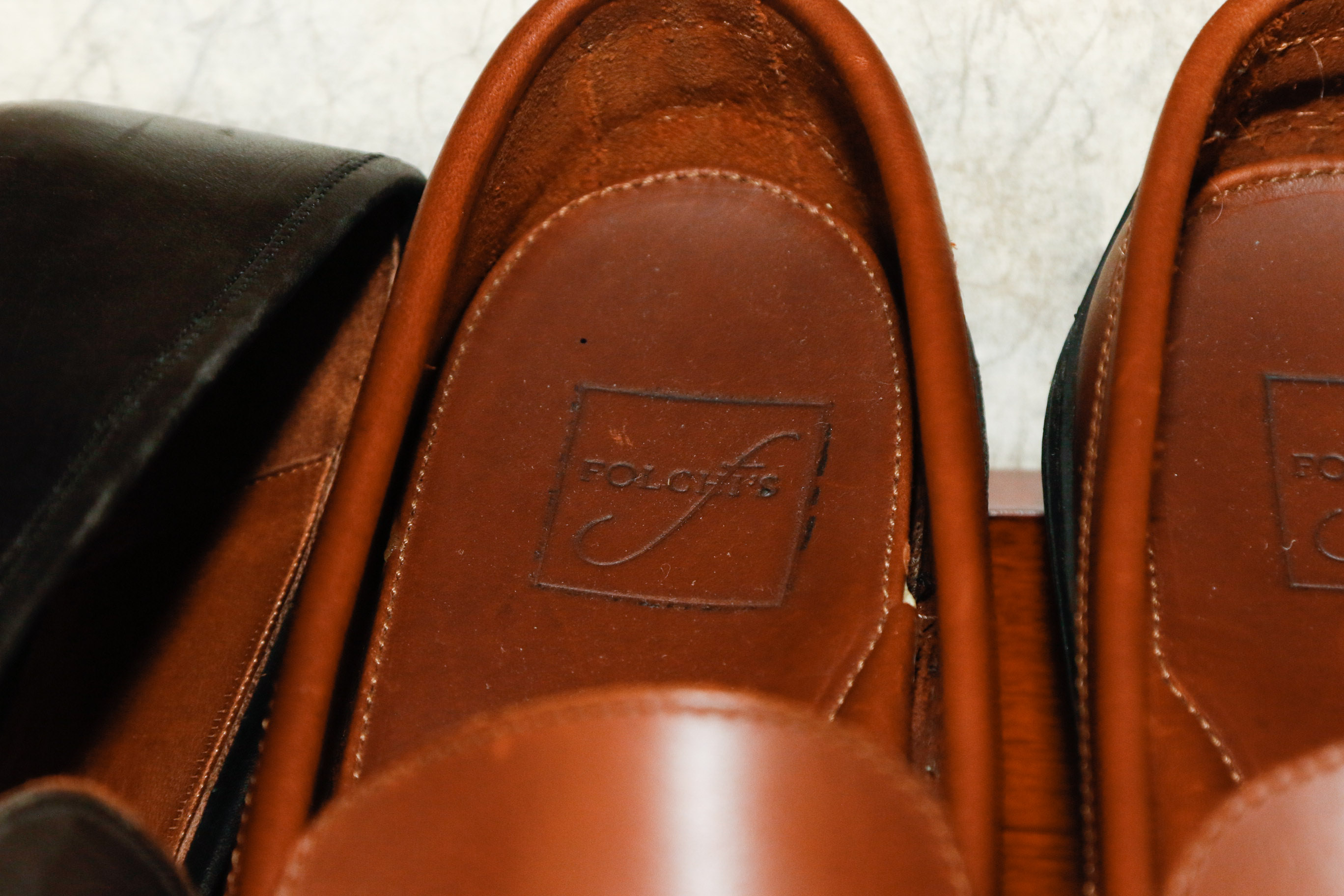 Four Pairs of Men's Loafers Including Coach and Cole Haan